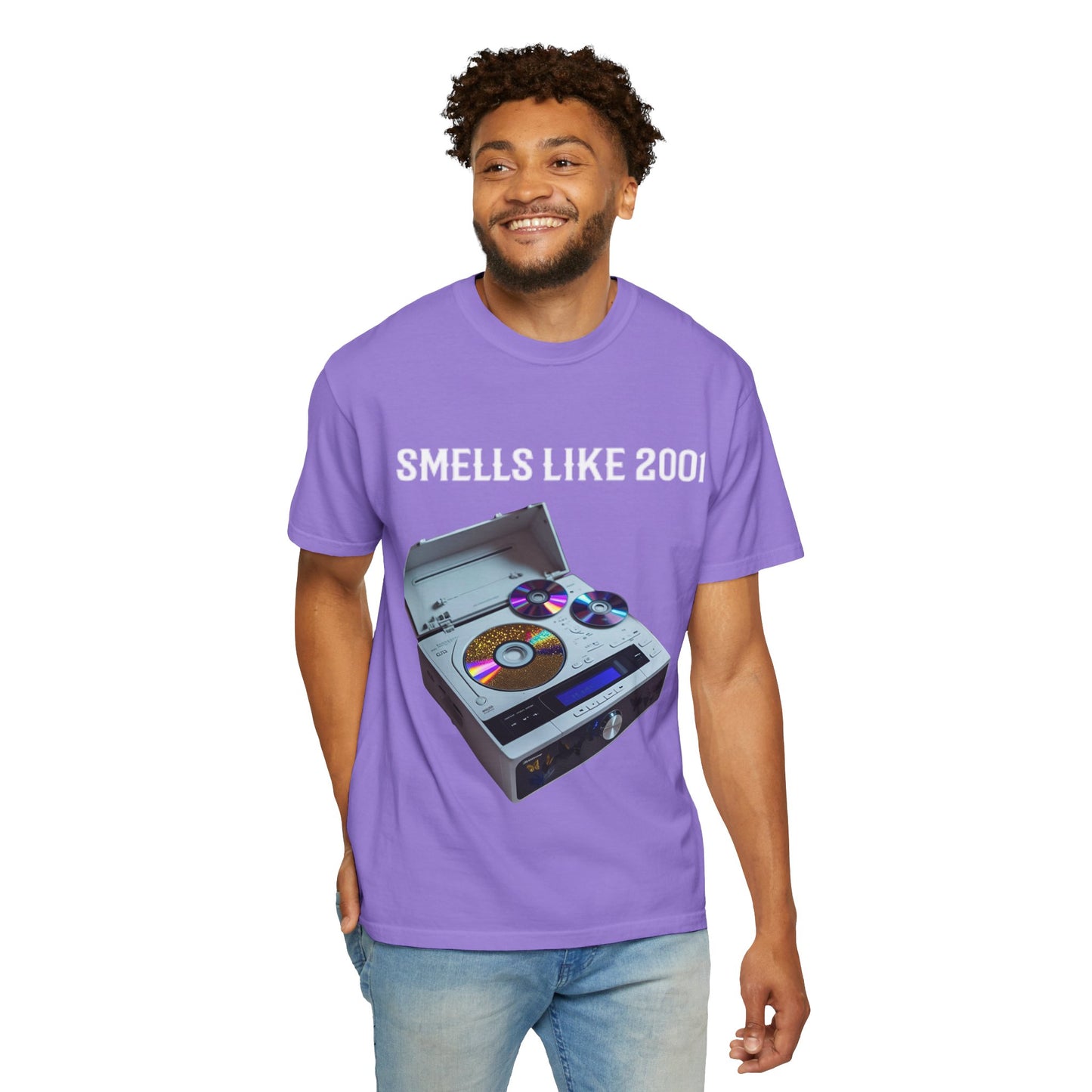 Smells Like 2001 Unisex T-Shirt, Retro Music Shirt, Nostalgic Tee, Gift for Music Lovers, Vintage Style Clothes, 2000s Apparel
