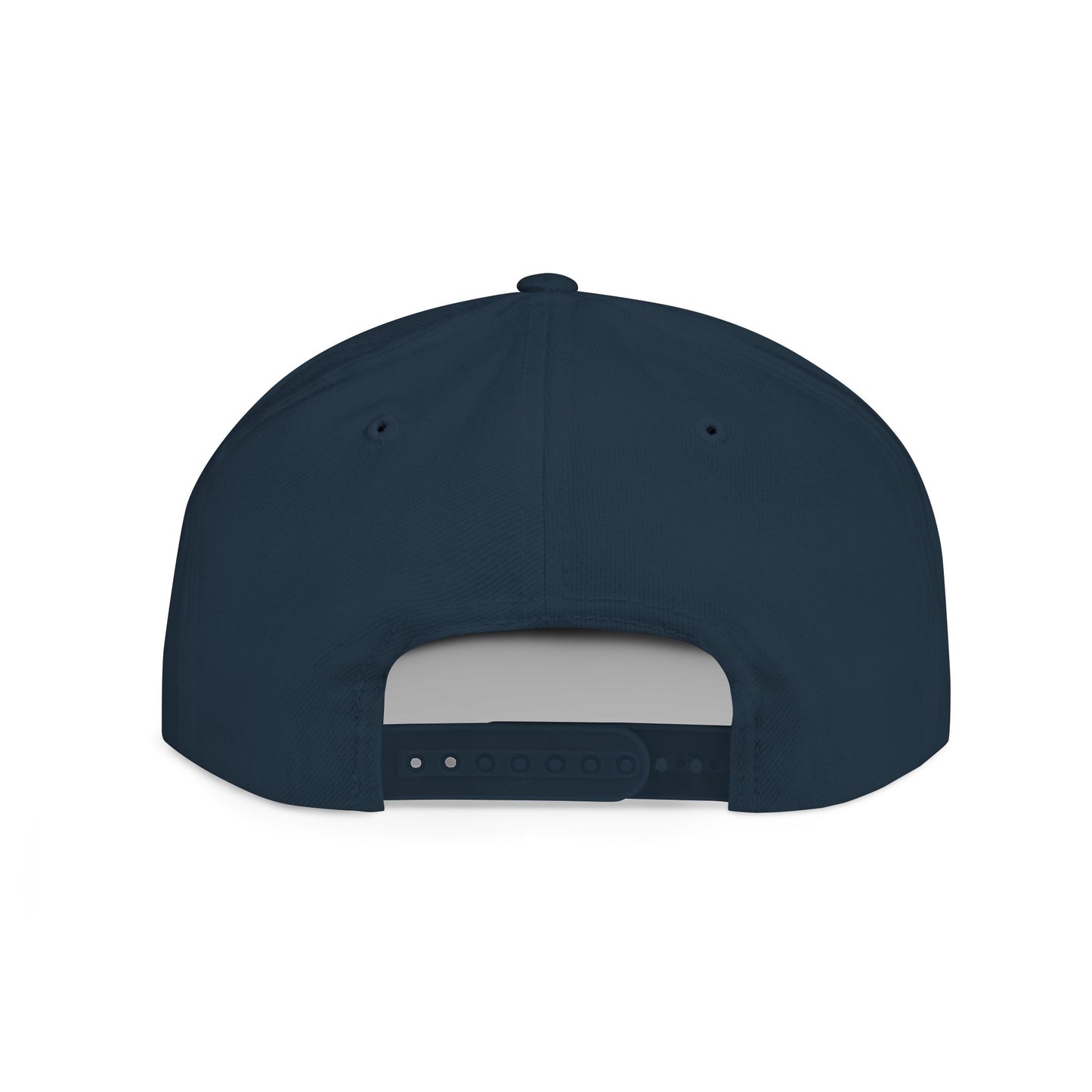Lotus Flower Flat Bill Snapback Cap - Stylish & Versatile