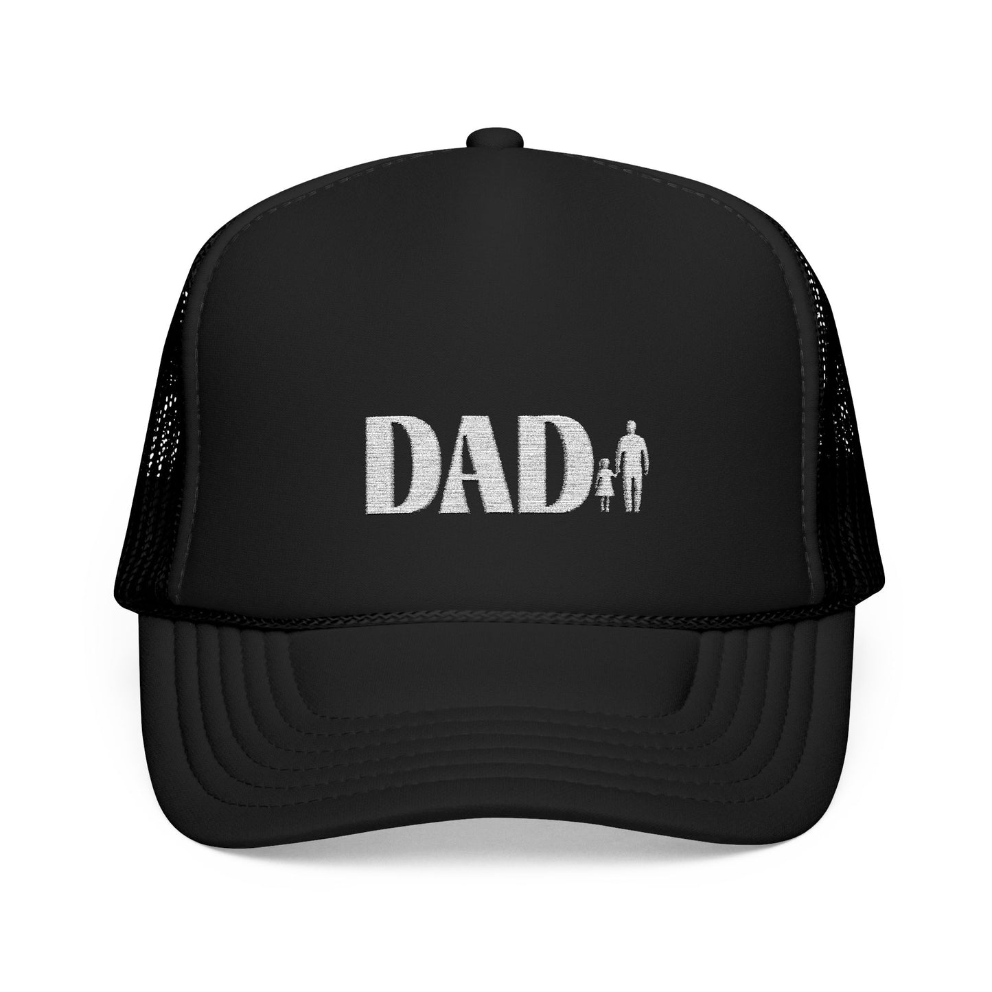 Embroidered Dad Foam Trucker Hat - Perfect Gift for Father's Day