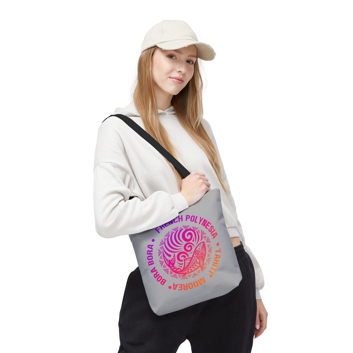 Tote Bag featuring Polynesian Design - Beach Accessory, Eco-Friendly Gift, Travel Companion, Boho Chic, Summer Vibes