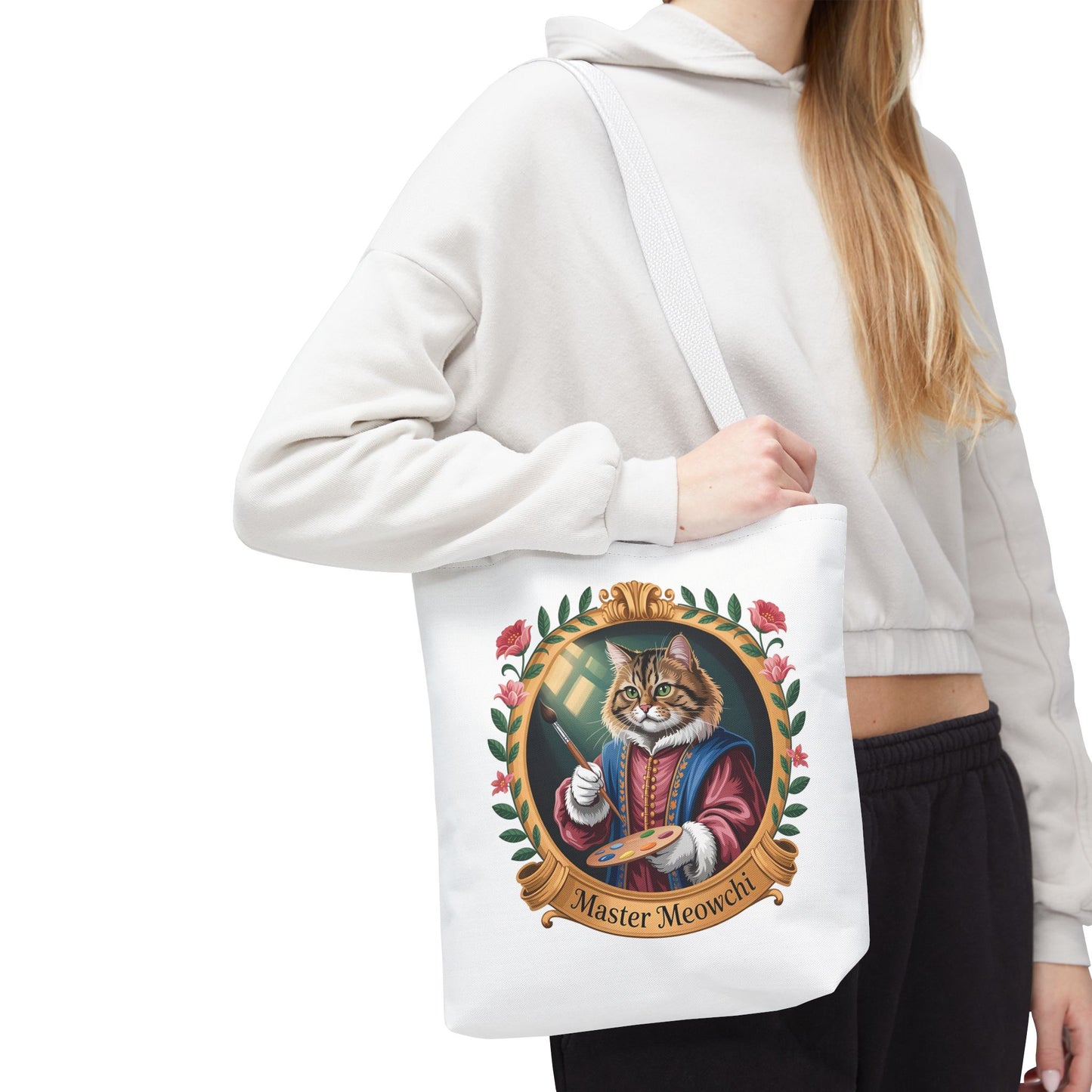 Master Meowchi Cat Art Tote Bag - Cute, Stylish Cat Lover Accessory