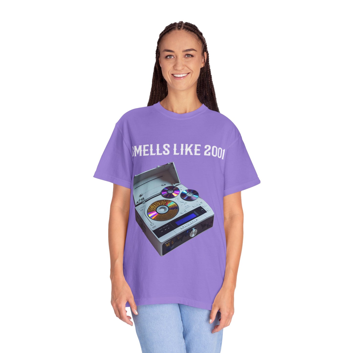 Smells Like 2001 Unisex T-Shirt, Retro Music Shirt, Nostalgic Tee, Gift for Music Lovers, Vintage Style Clothes, 2000s Apparel