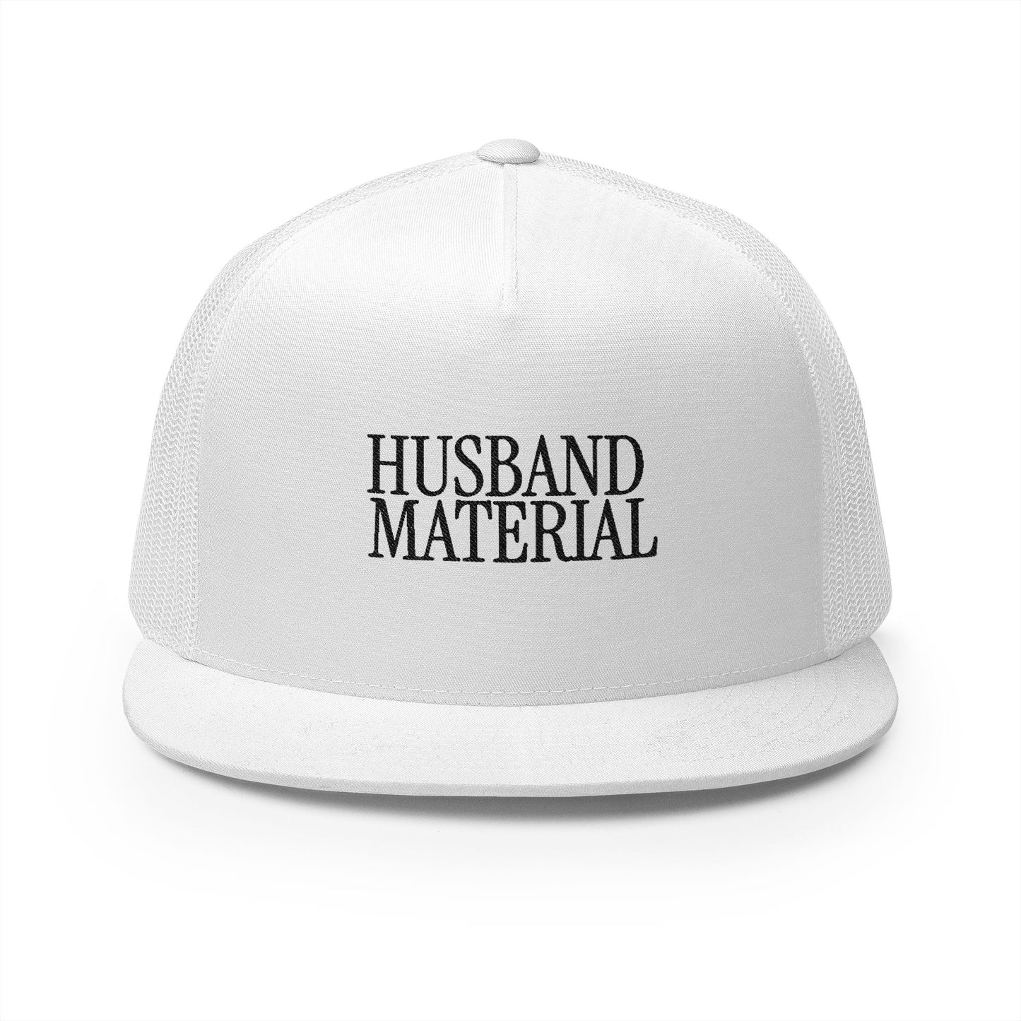 Husband Material 5 Panel Trucker Cap - Perfect Gift for Grooms & Anniversaries