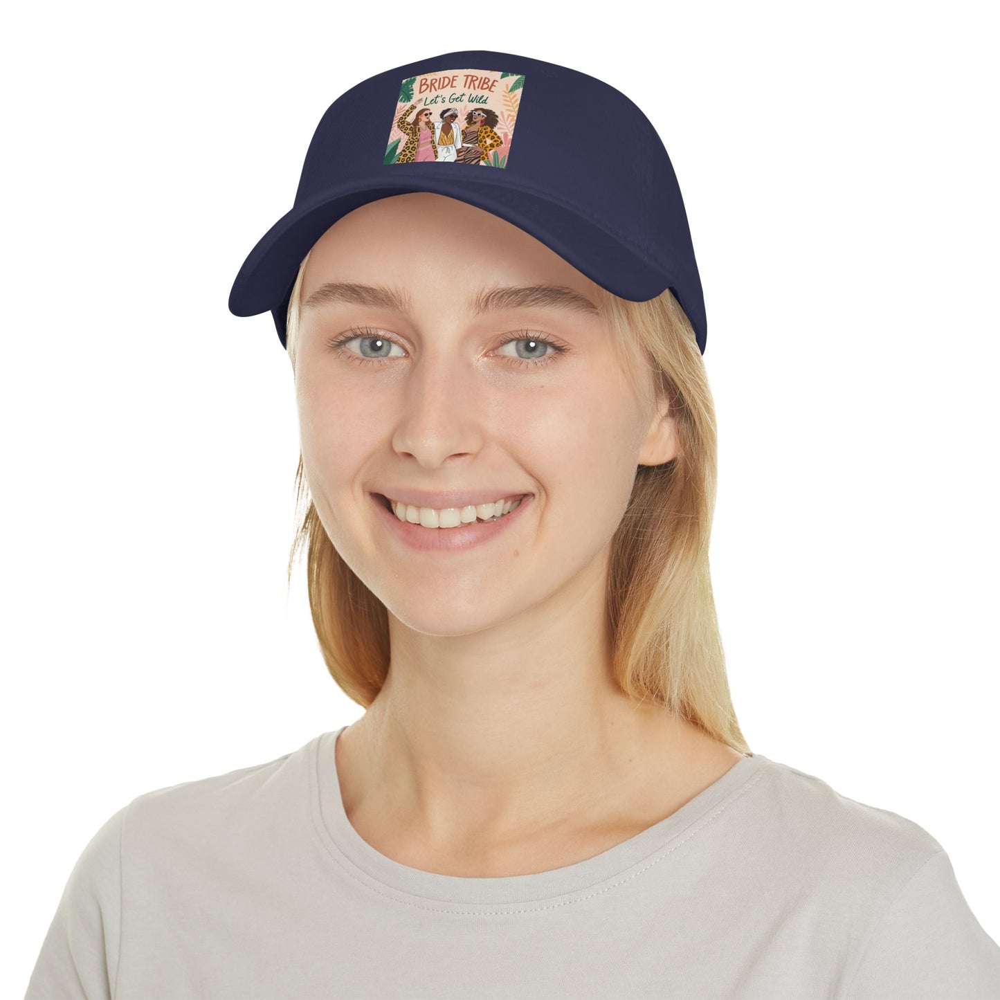 Bride Tribe Low Profile Baseball Cap - Let's Get Wild Design