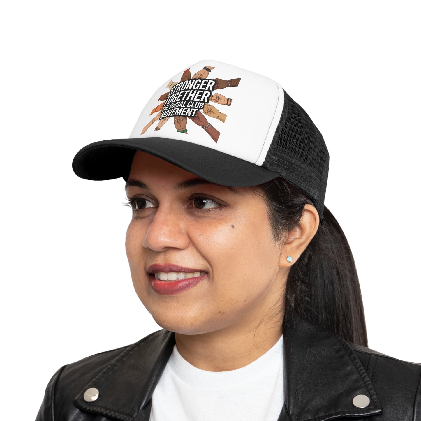 Stronger Together Mesh Cap - Unity & Support Trucker Hat