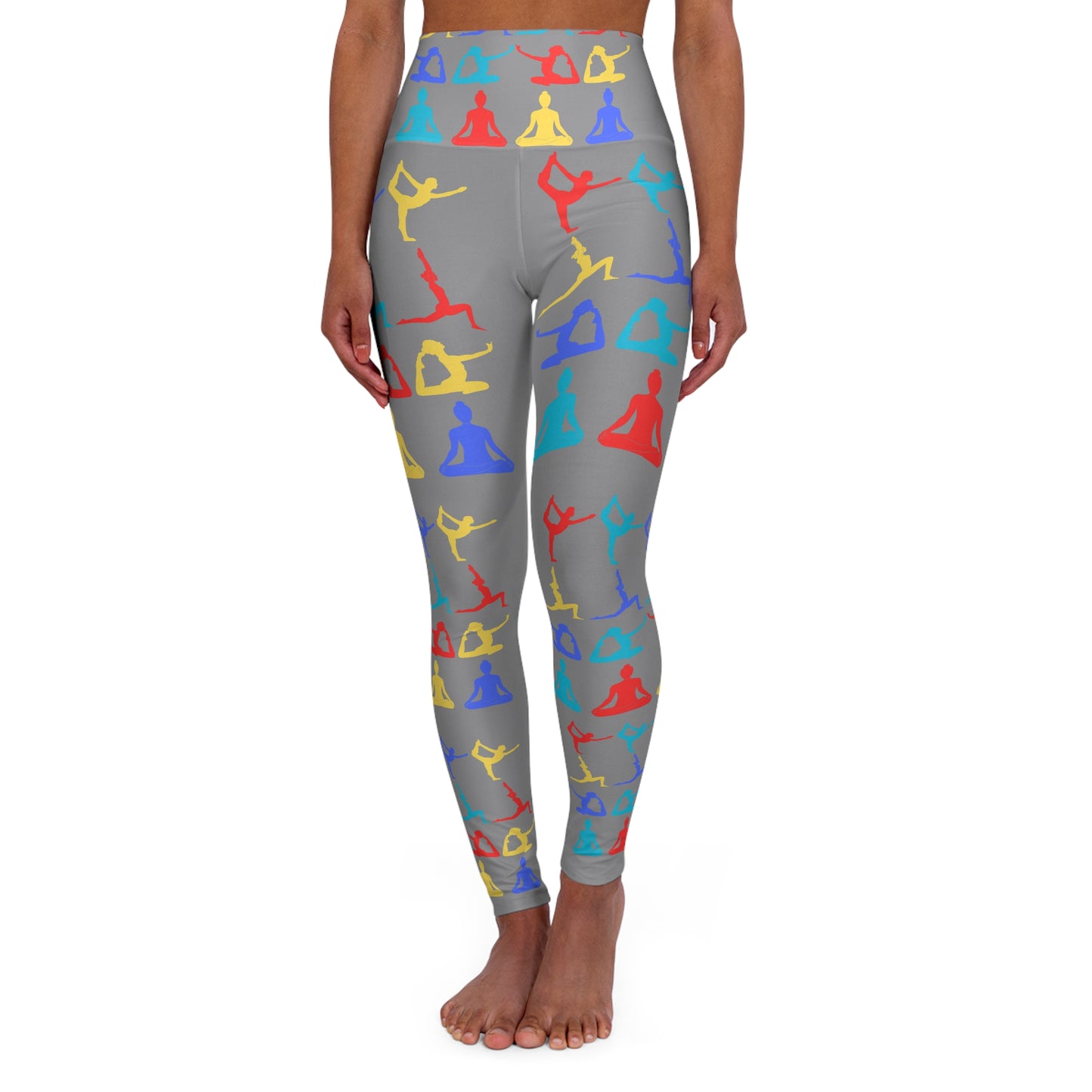 Vibrant High Waisted Yoga Leggings - Perfect for Active Lifestyles & Yoga Enthusiasts