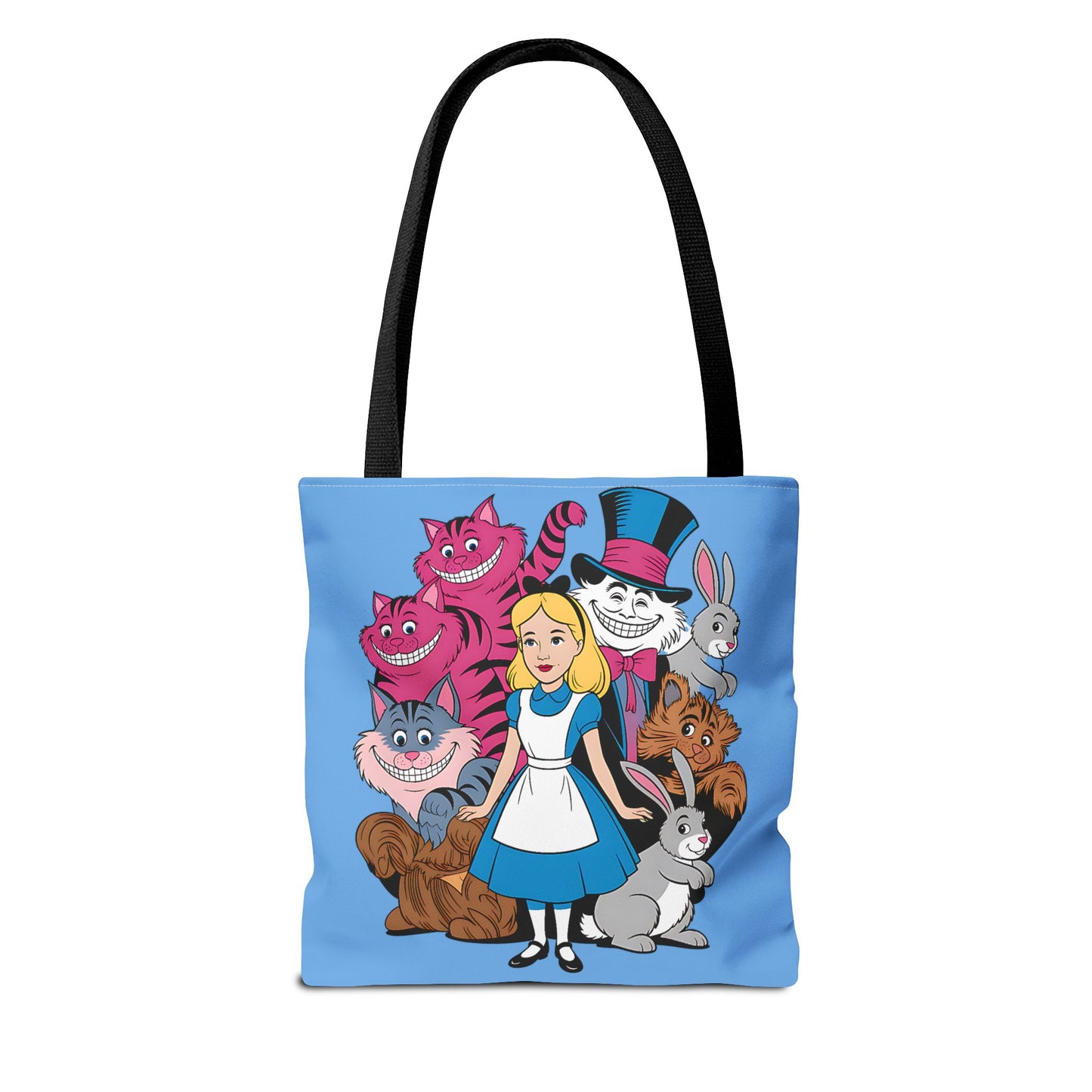 Charming Wonderland Tote Bag | Alice in Wonderland AOP | Fun Gift, Eco-Friendly, Movie Lover, Unique Accessory, Quirky Shopping Bag