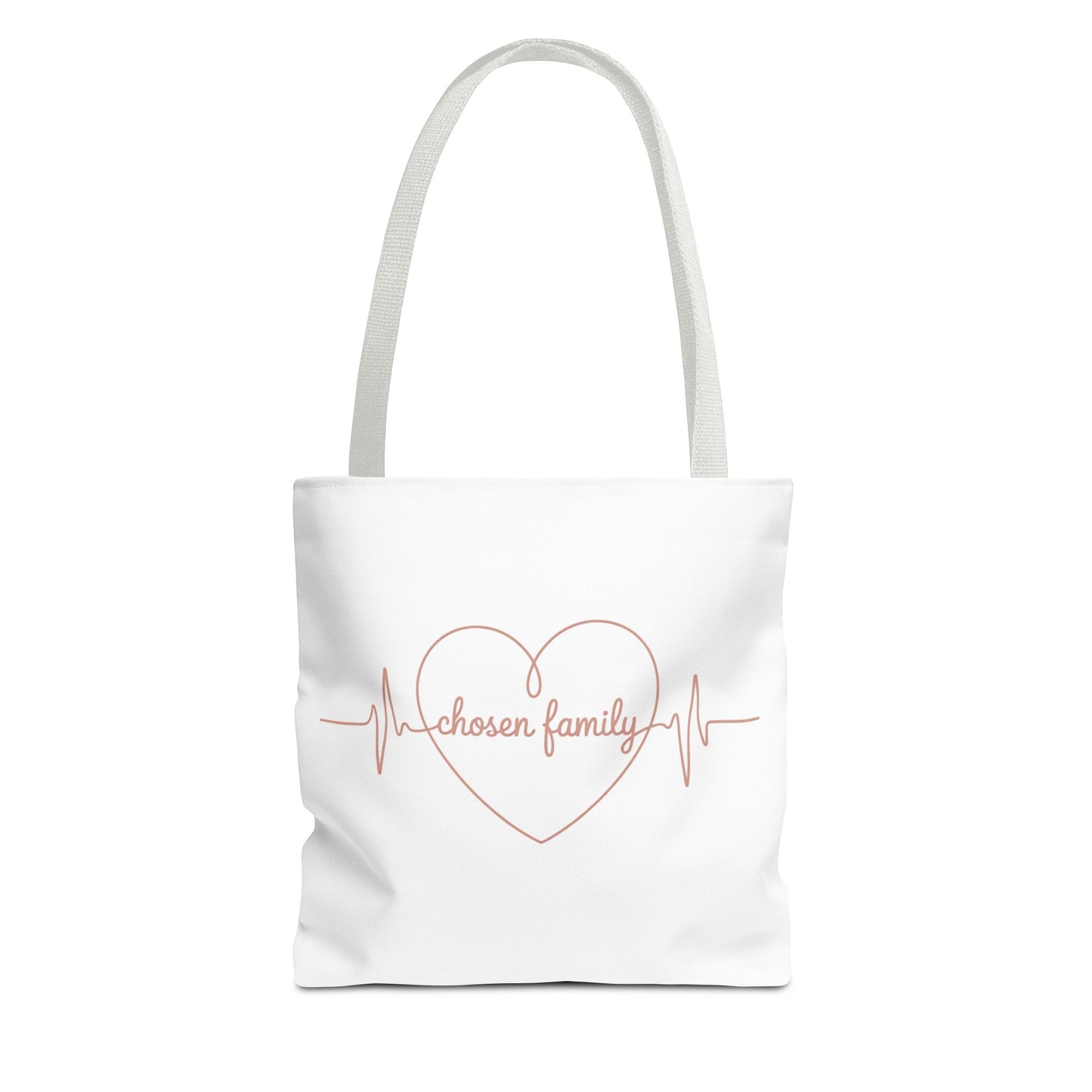 Heartbeat 'Chosen Family' Tote Bag - Perfect Gift for Loved Ones