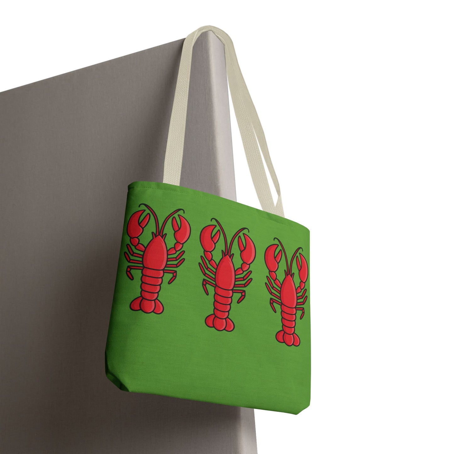 Lobster Print Tote Bag, Beach Bag, Summer Accessory, Gift for Seafood Lovers, Fun Shopping Tote, Lobster Lover Gift