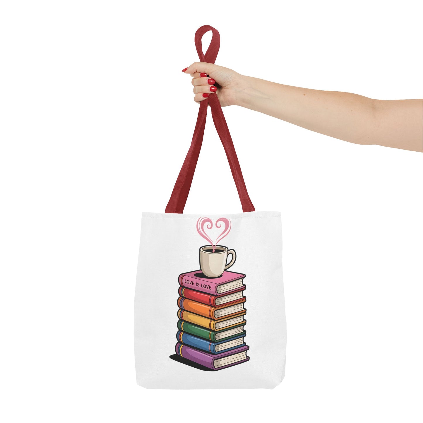 Love is Love Book Tote Bag - Cute Literary Design for Book Lovers