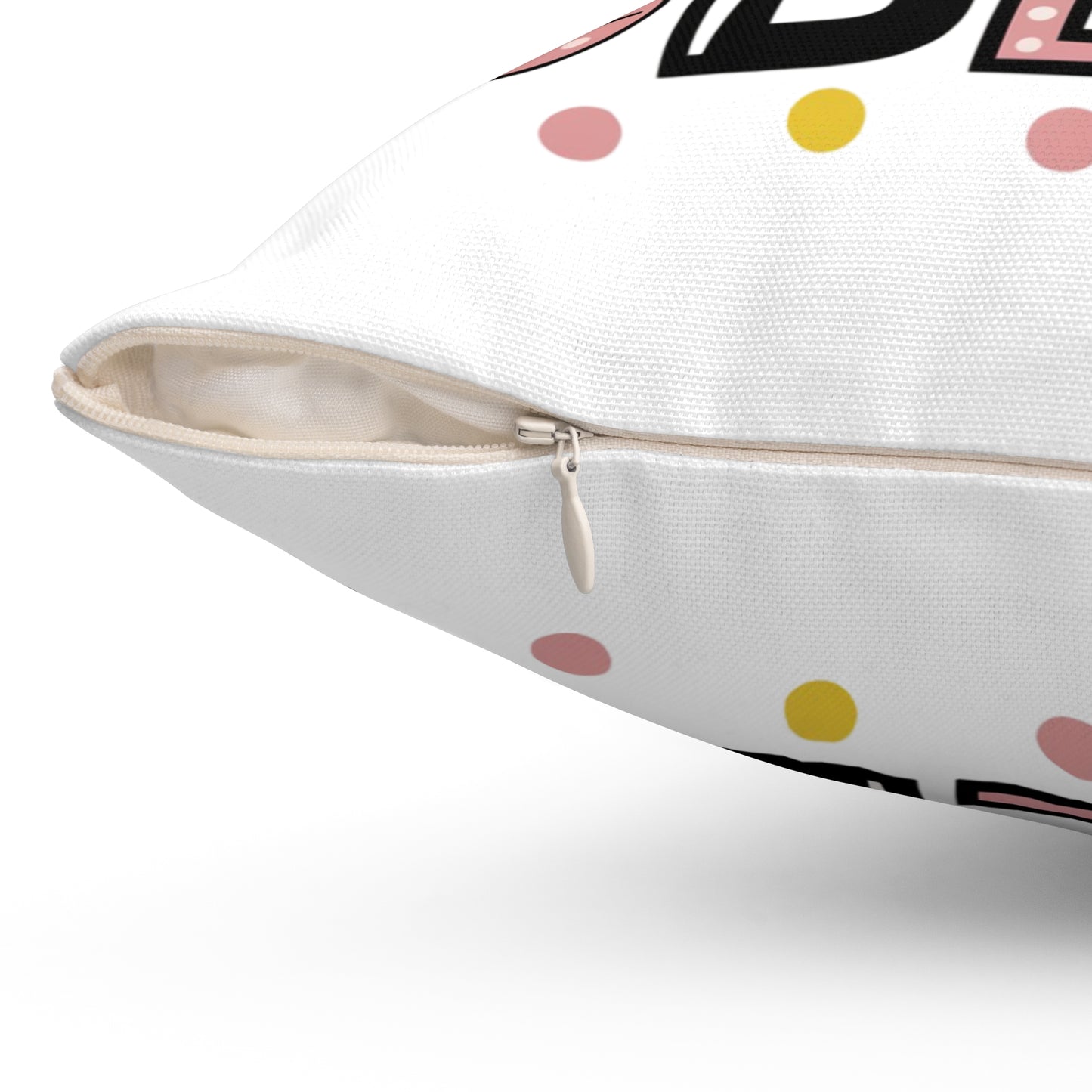 Square Pillow - Tea and Messy Bed Themed Double Sided Printed Pillow