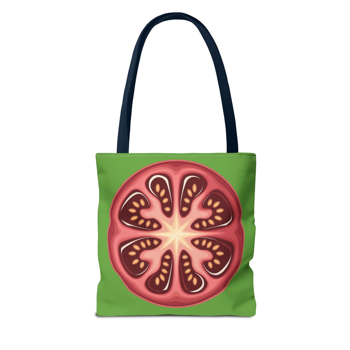 Vibrant Tomato Pattern Tote Bag - Grocery Bag, Reusable Shopping Bag, Eco-Friendly Tote, Farmhouse Decor, Gift for Gardeners