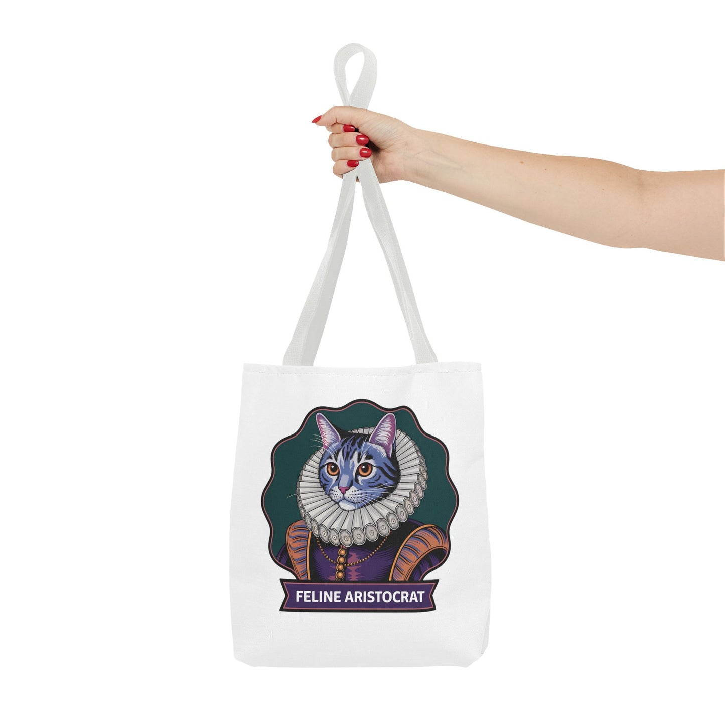 Feline Aristocrat Tote Bag – Stylish Cat Lover's Accessory