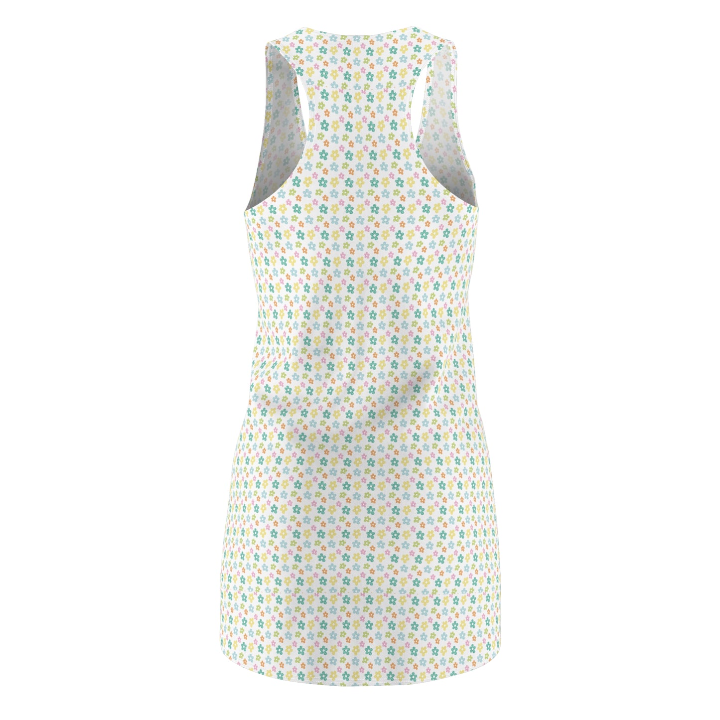 Floral Women's Racerback Dress - Perfect for Summer Outings and Beach Days