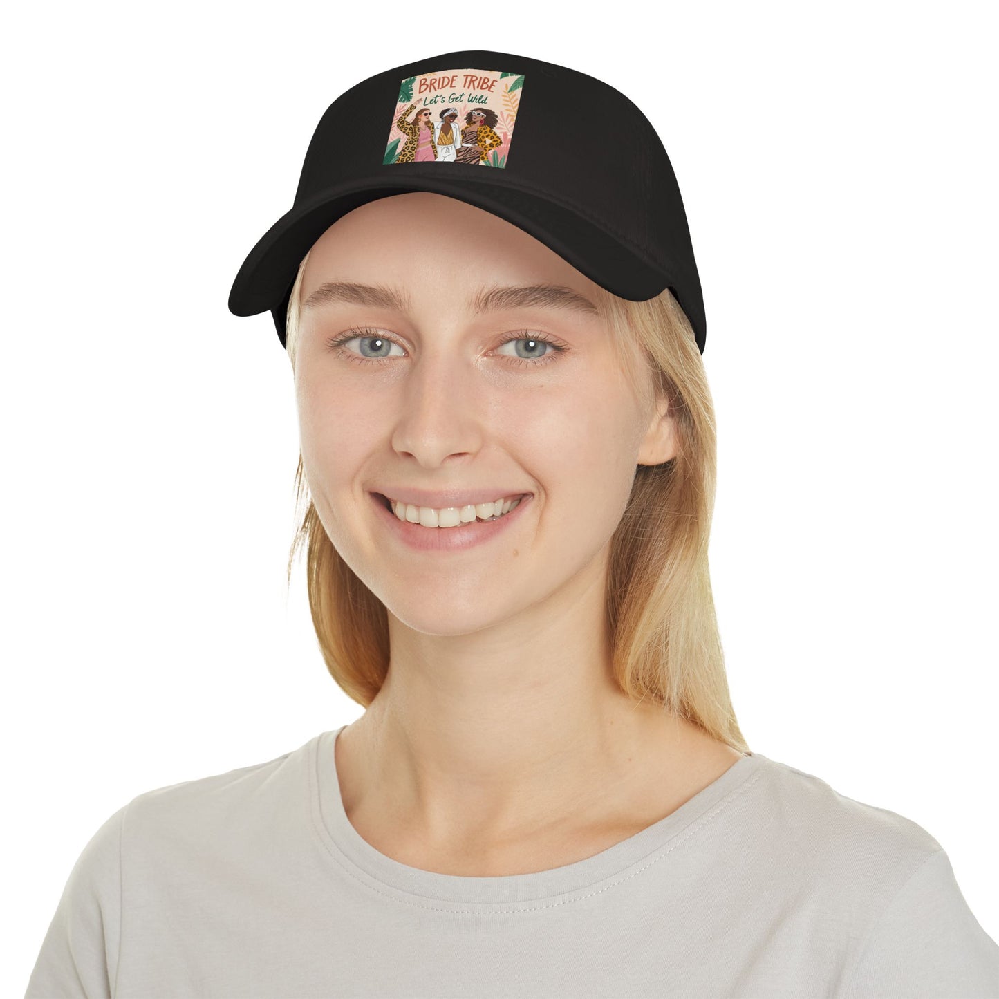 Bride Tribe Low Profile Baseball Cap - Let's Get Wild Design