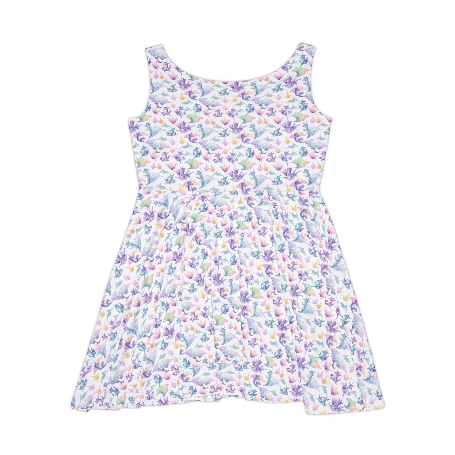Floral Women's Skater Dress – Perfect for Spring and Summer Celebrations