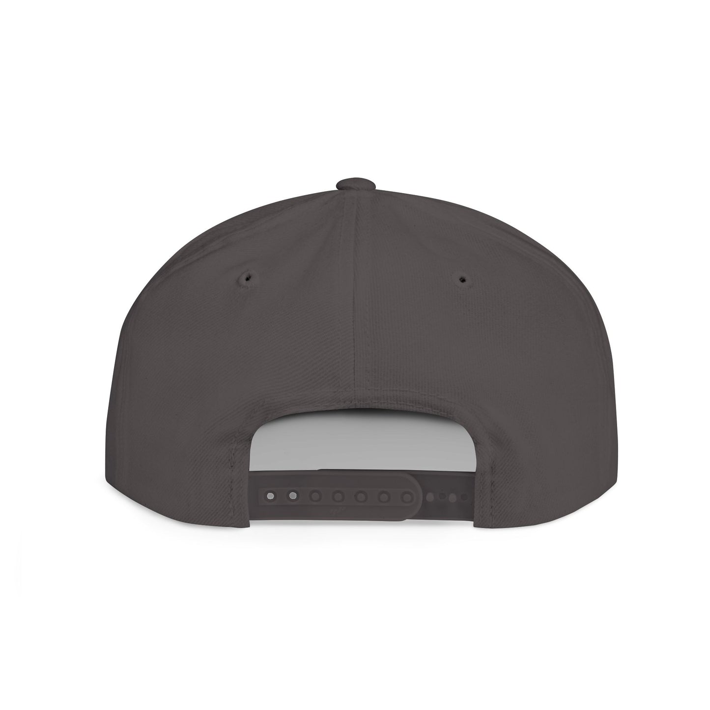 Lotus Flower Flat Bill Snapback Cap - Stylish & Versatile