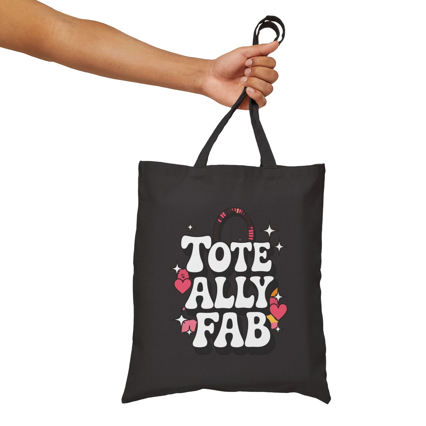Tote Bag - Toteally Fab Canvas Bag for Everyday Use, Reusable Shopping Bag, Gift for Her, Fun & Trendy Accessory