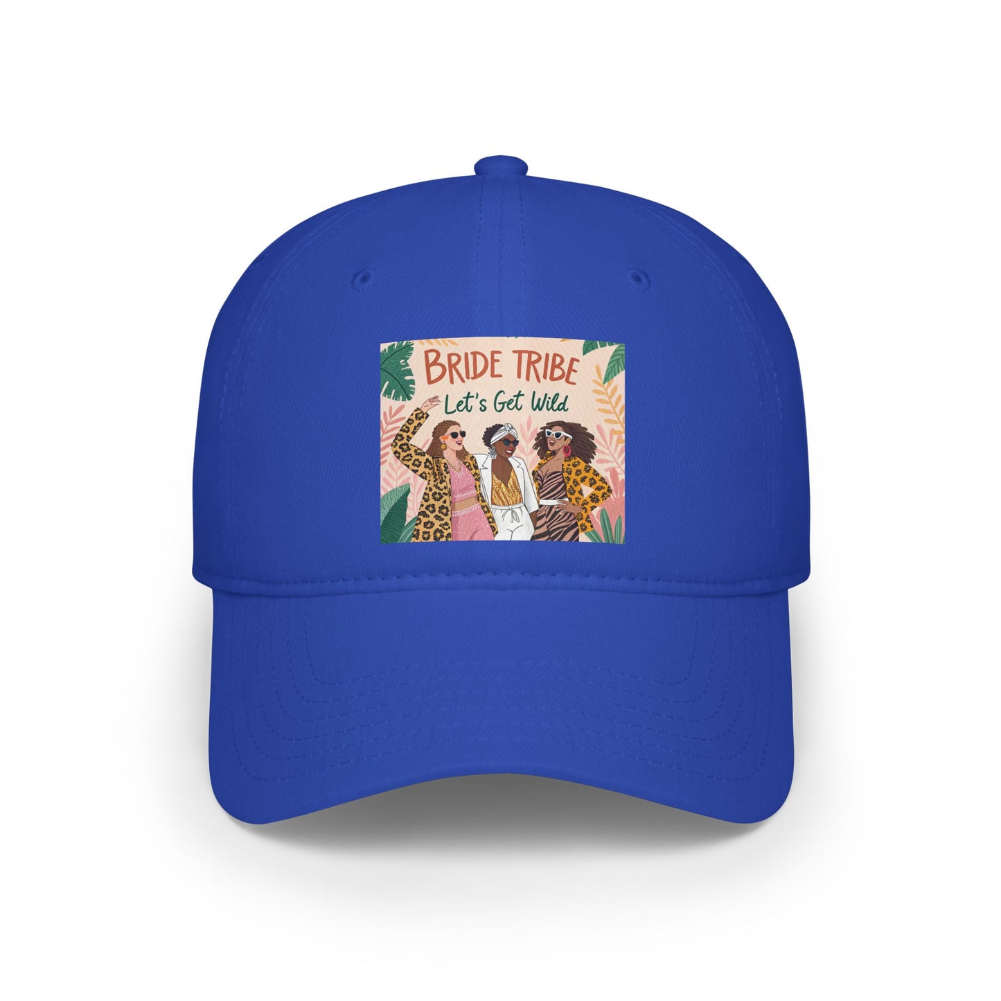 Bride Tribe Low Profile Baseball Cap - Let's Get Wild Design