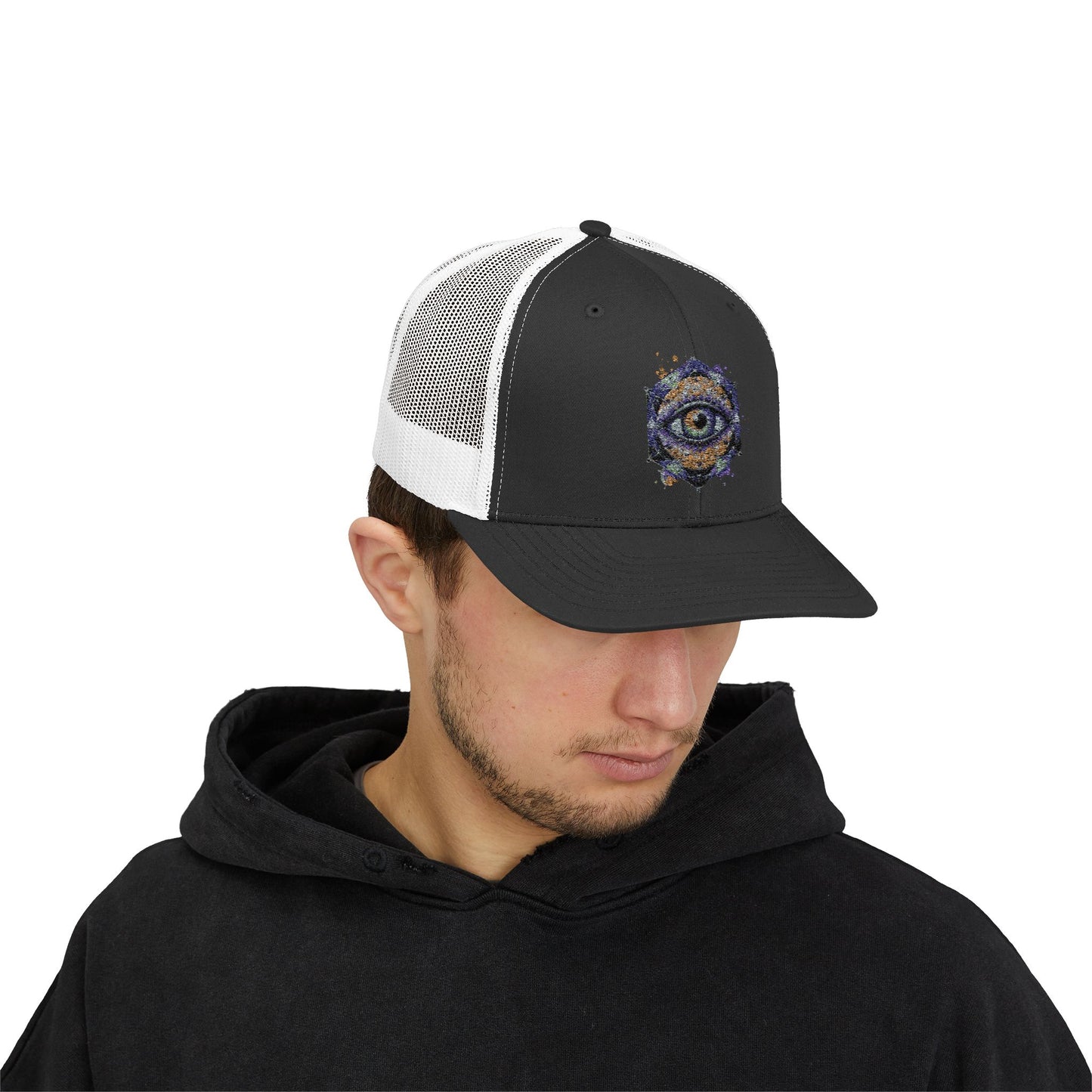 Mystical Eye Snapback Trucker Cap for Spiritual Seekers