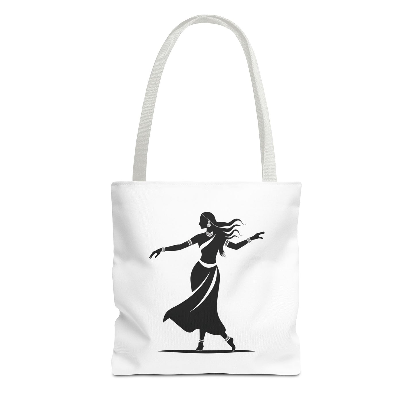Elegant Dance Tote Bag, Black and White Art, Boho Style Bag, Gift for Dancers, Eco-Friendly Shopping Bag, Stylish Travel Accessory
