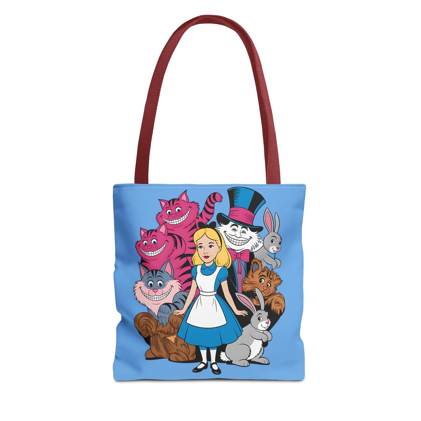 Charming Wonderland Tote Bag | Alice in Wonderland AOP | Fun Gift, Eco-Friendly, Movie Lover, Unique Accessory, Quirky Shopping Bag