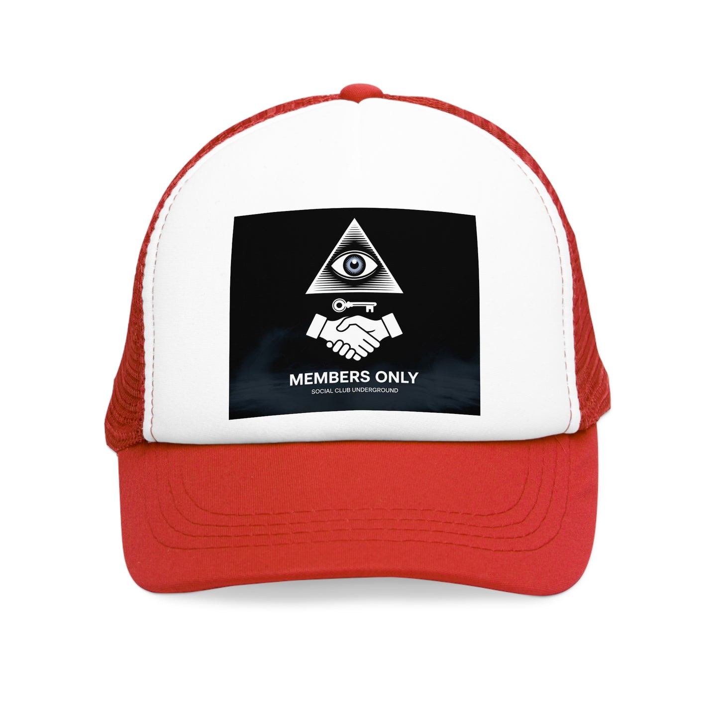 Exclusive Mesh Cap - 'Members Only' Design - Fashionable Trucker Hat