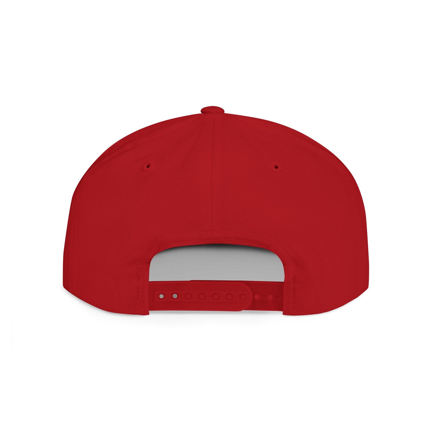 Lotus Flower Flat Bill Snapback Cap - Stylish & Versatile