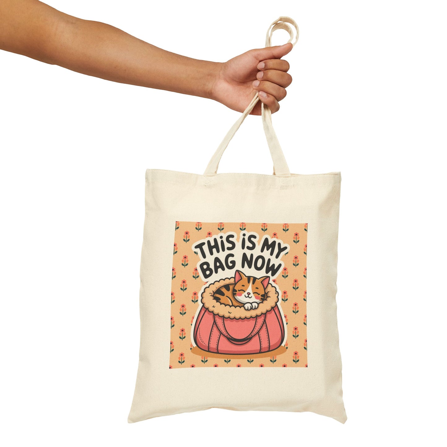 Cute Cat Tote Bag, Pet Lover Gift, Eco-Friendly Shopping Bag, Casual Everyday Use, Funny Gift for Cat Owners