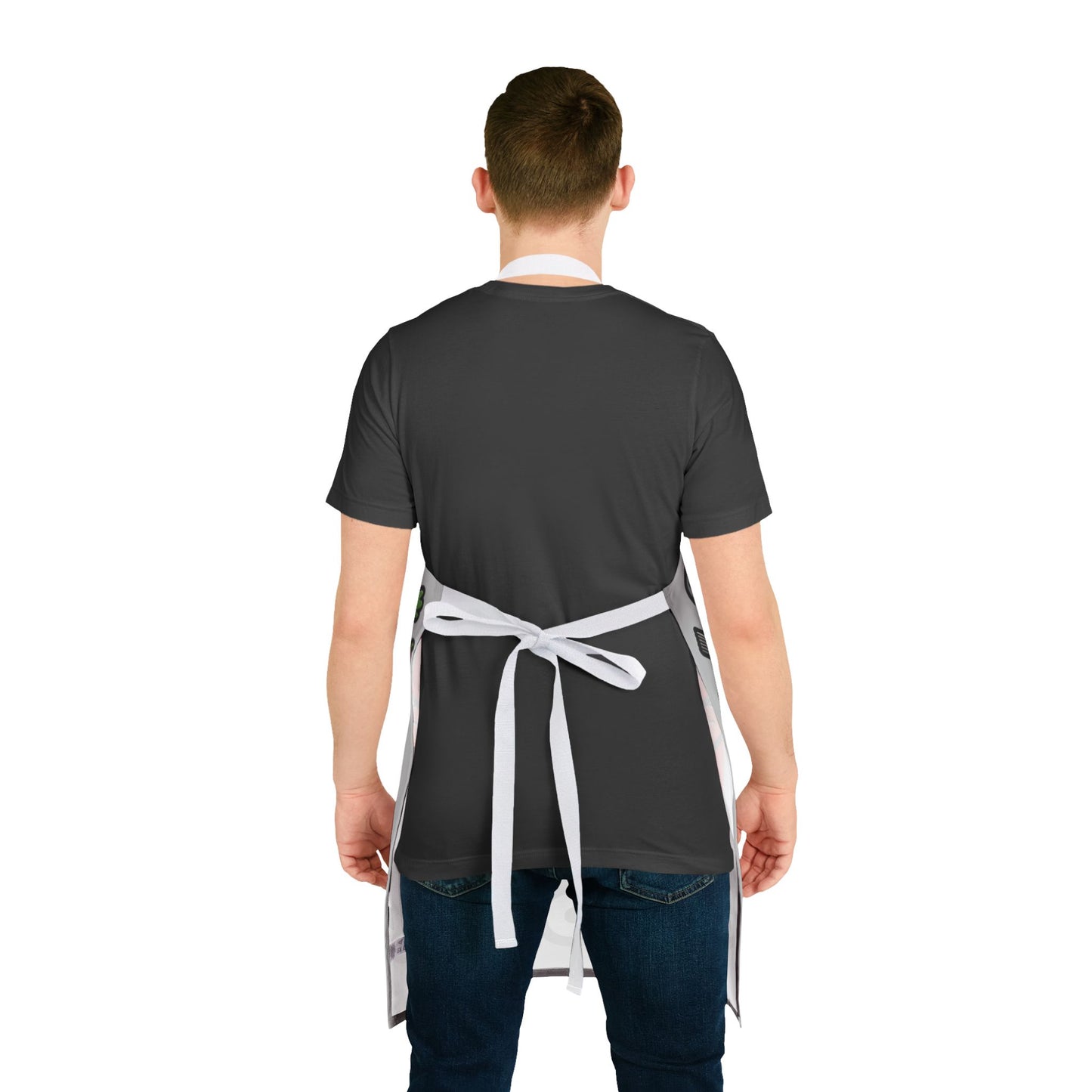 Chef Apron with Colorful Straps - 'Trust Me' Design