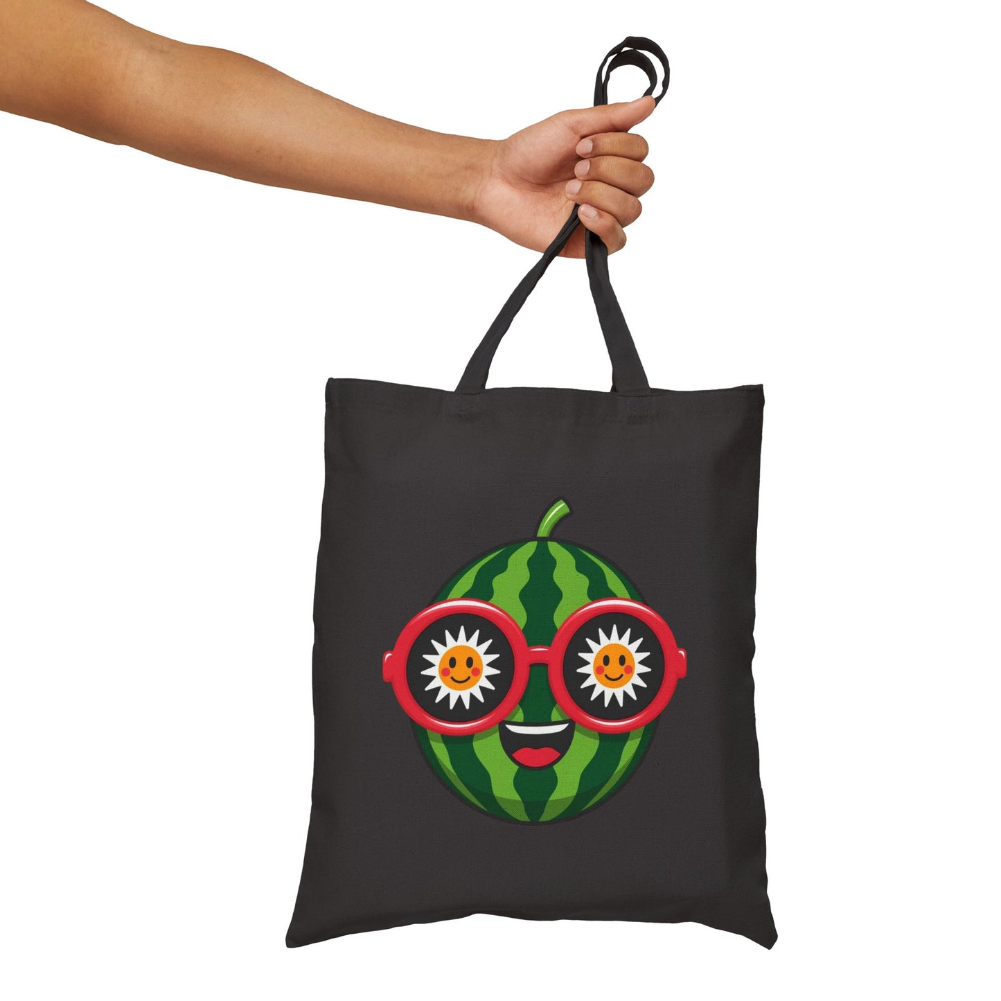 Whimsical Watermelon Tote Bag - Fun Eco-Friendly Shopping Bag, Reusable Grocery Bag, Cute Beach Bag, Gift for Fruit Lovers