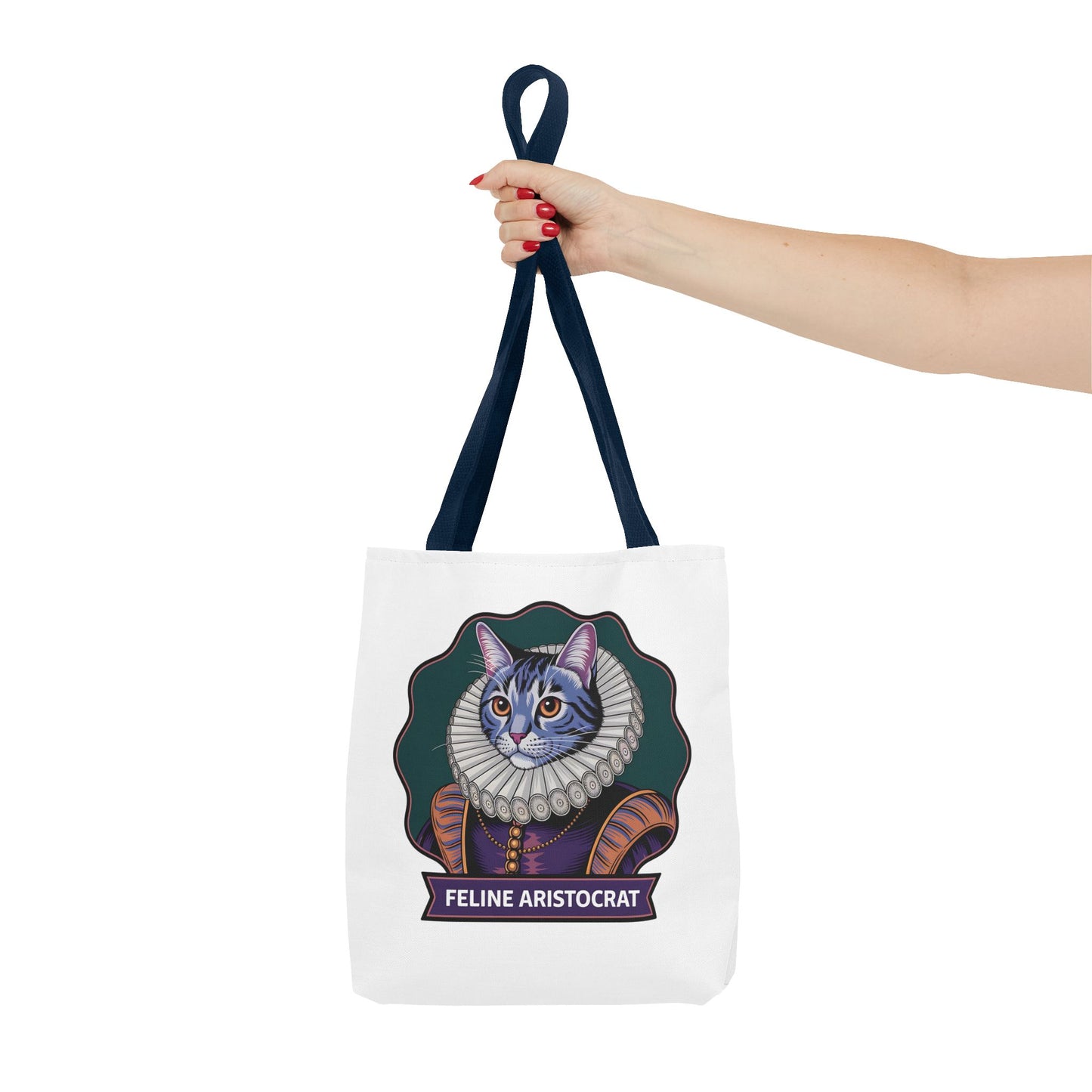 Feline Aristocrat Tote Bag – Stylish Cat Lover's Accessory