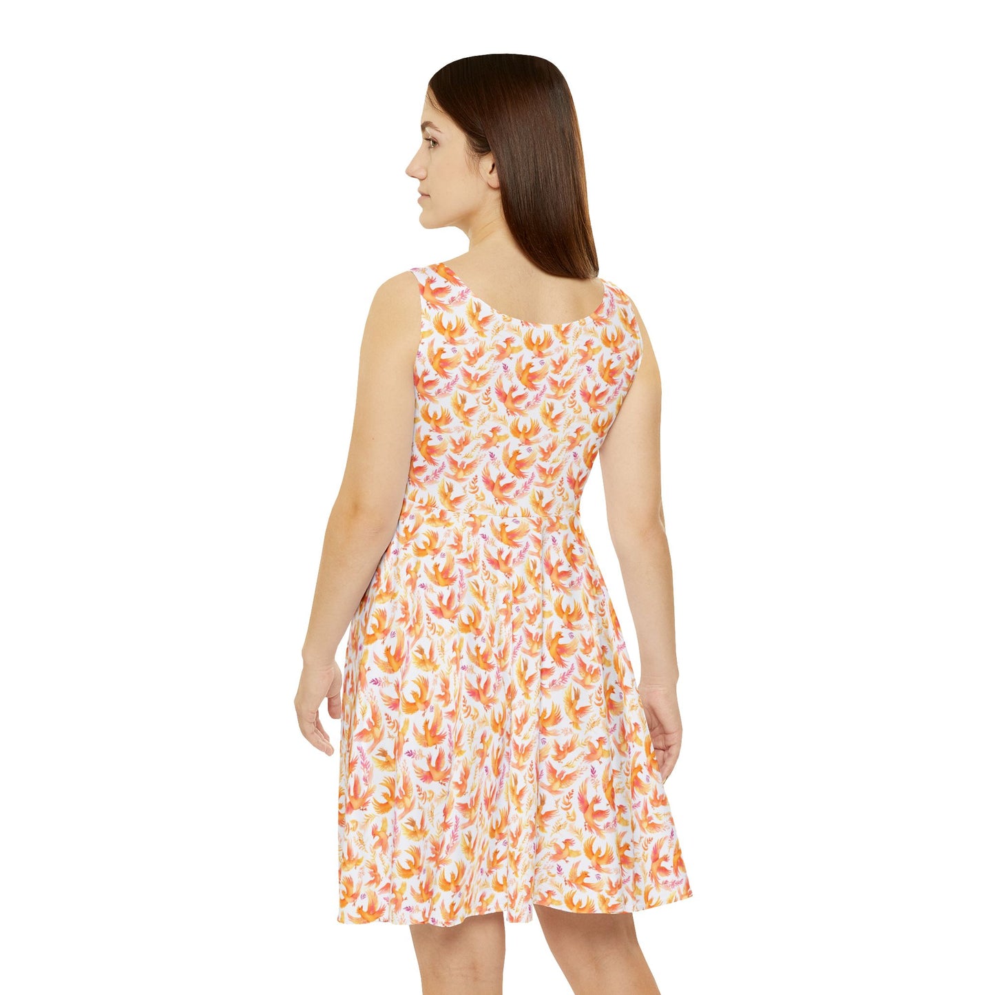 Floral Print Womens Skater Dress – Perfect for Summer Parties & Casual Outings