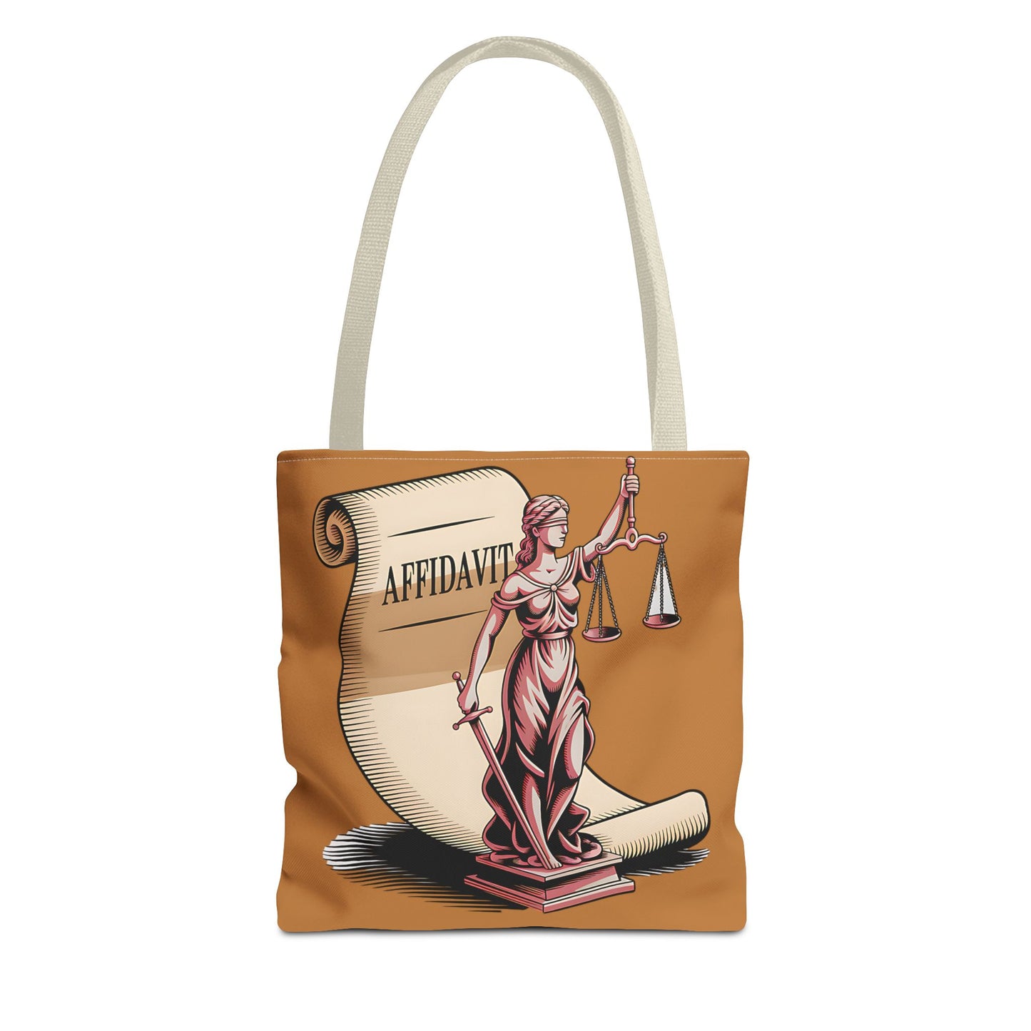 Justice Themed Tote Bag, Legal Tote, Scales of Justice Bag, Law Student Gift, Courtroom Accessory, Legal Professional Bag