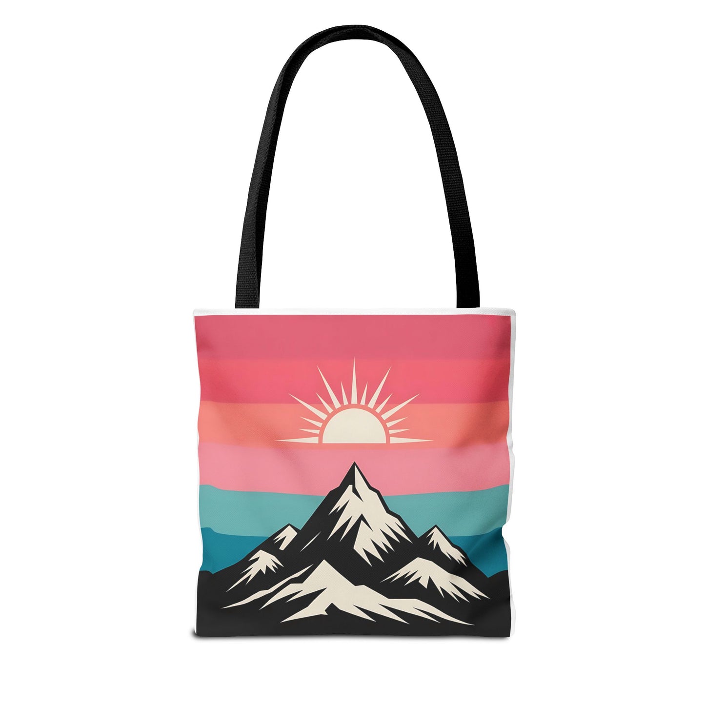 Mountain Sunrise Tote Bag - Stylish Eco-Friendly Carryall for Nature Lovers