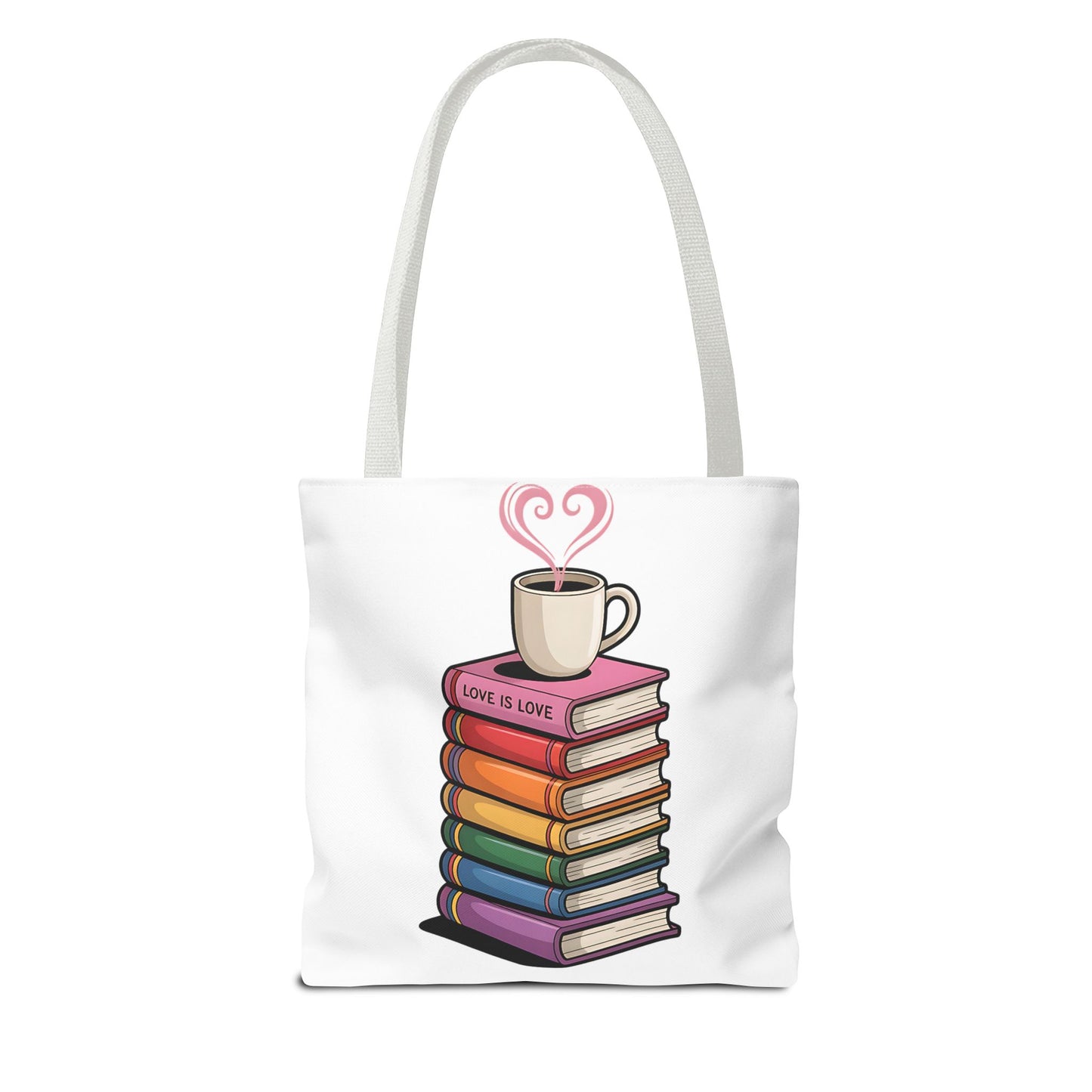 Love is Love Book Tote Bag - Cute Literary Design for Book Lovers
