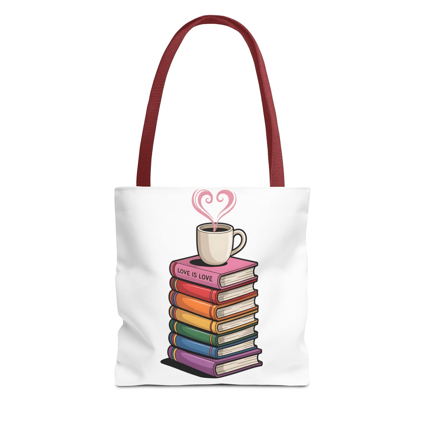 Love is Love Book Tote Bag - Cute Literary Design for Book Lovers
