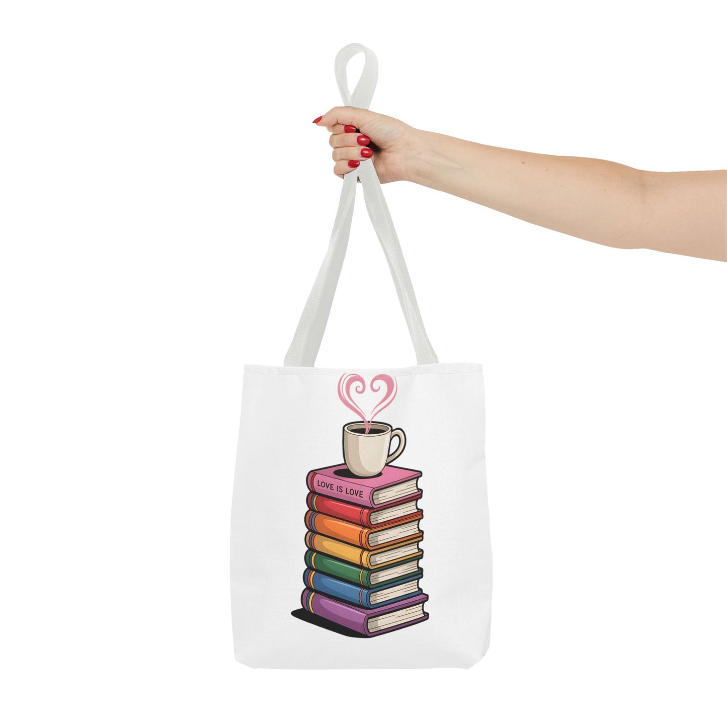 Love is Love Book Tote Bag - Cute Literary Design for Book Lovers