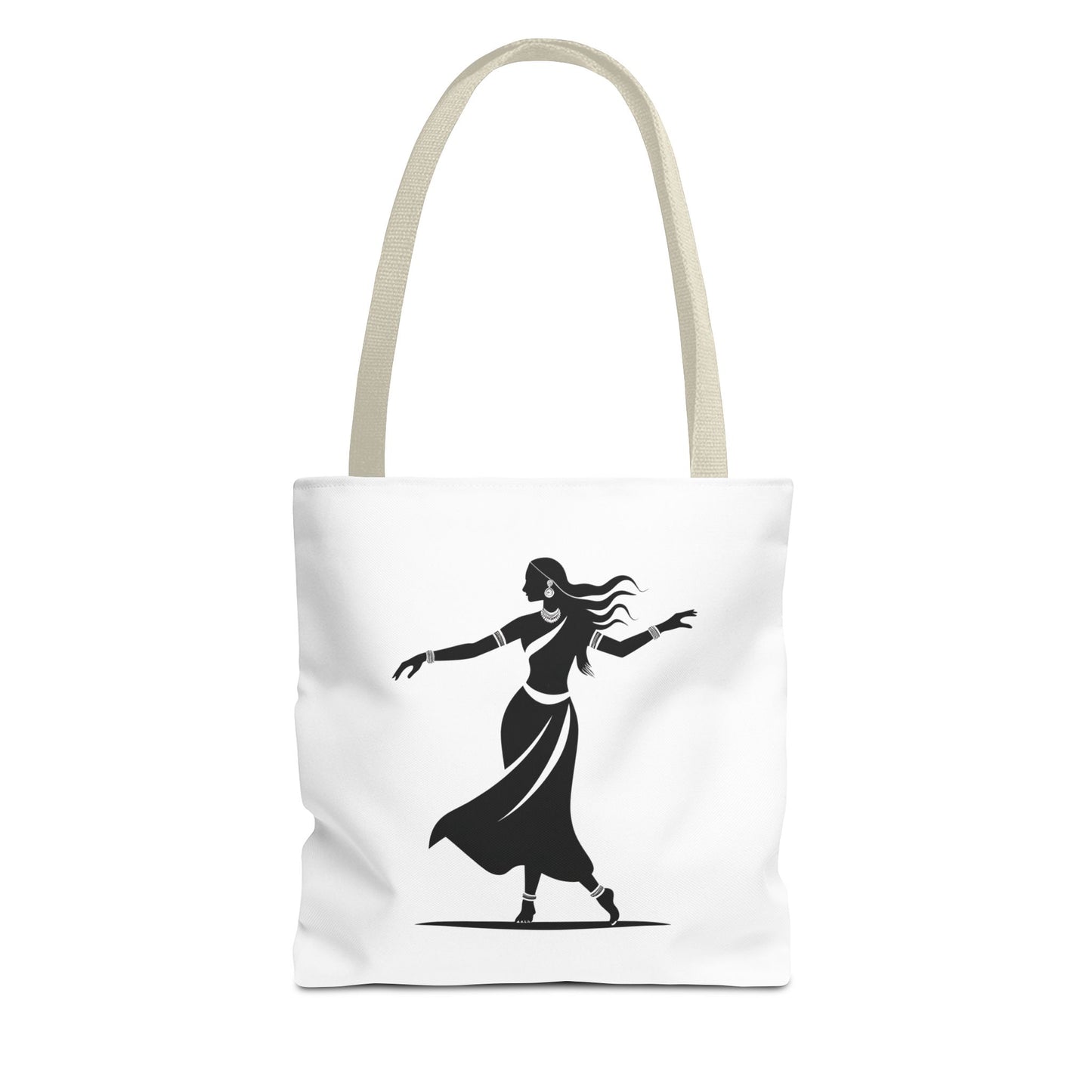 Elegant Dance Tote Bag, Black and White Art, Boho Style Bag, Gift for Dancers, Eco-Friendly Shopping Bag, Stylish Travel Accessory