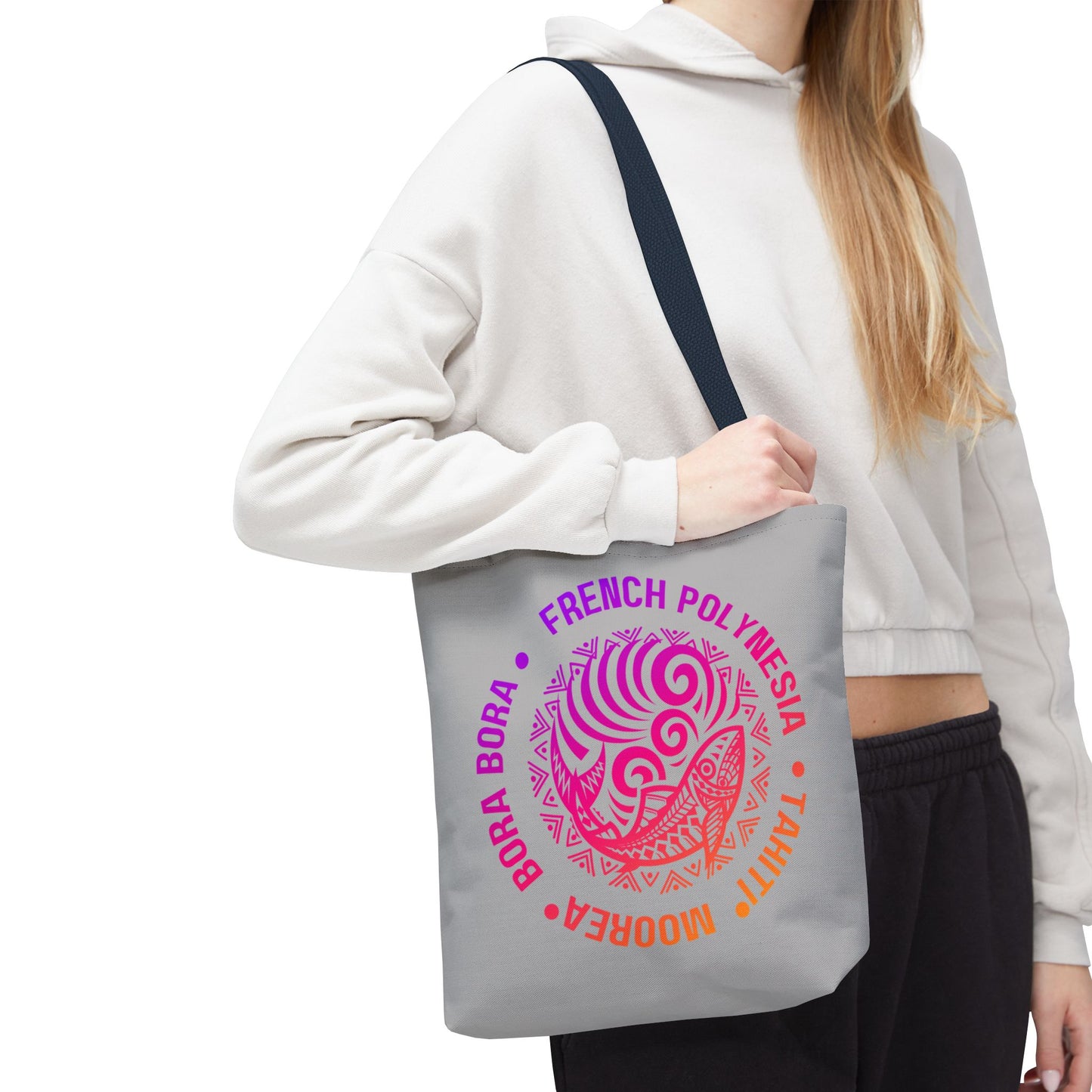Tote Bag featuring Polynesian Design - Beach Accessory, Eco-Friendly Gift, Travel Companion, Boho Chic, Summer Vibes