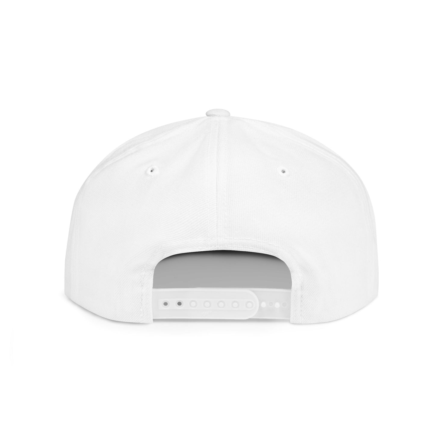 Lotus Flower Flat Bill Snapback Cap - Stylish & Versatile