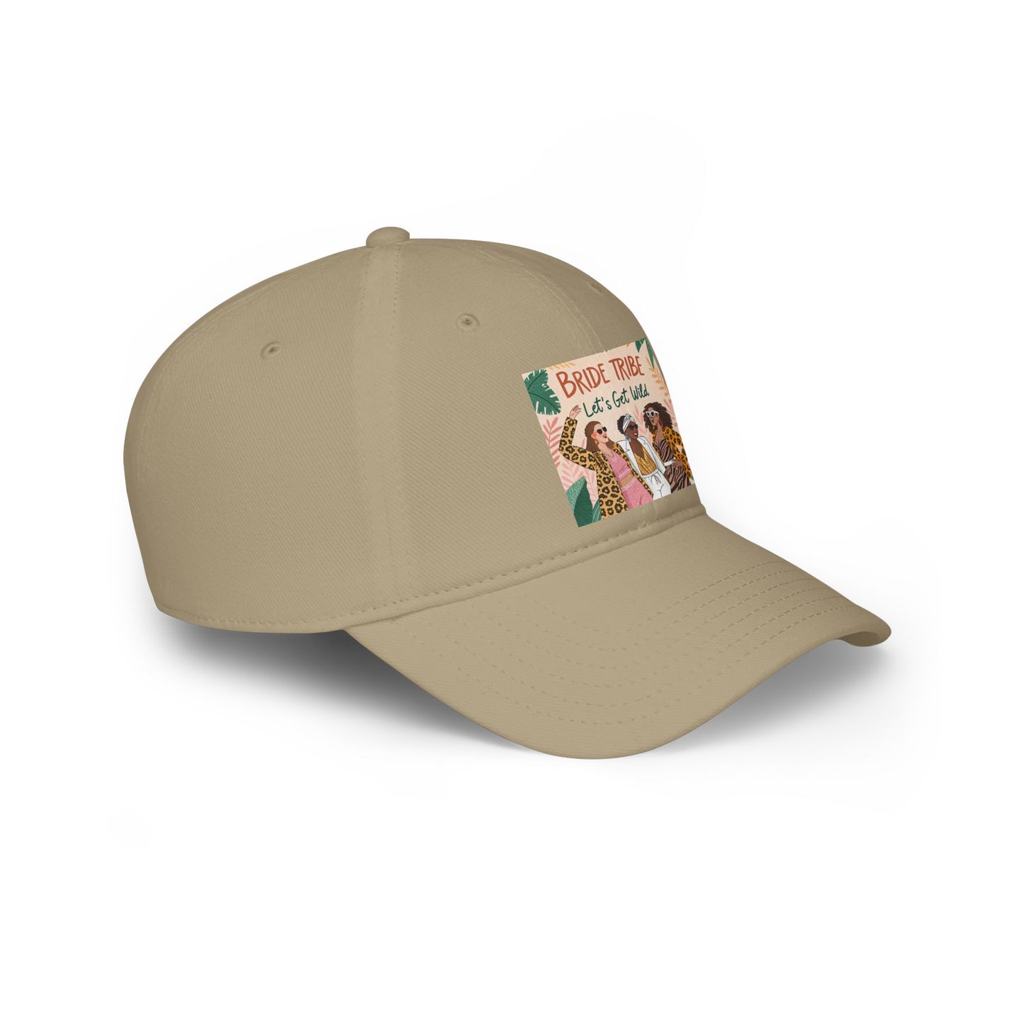 Bride Tribe Low Profile Baseball Cap - Let's Get Wild Design