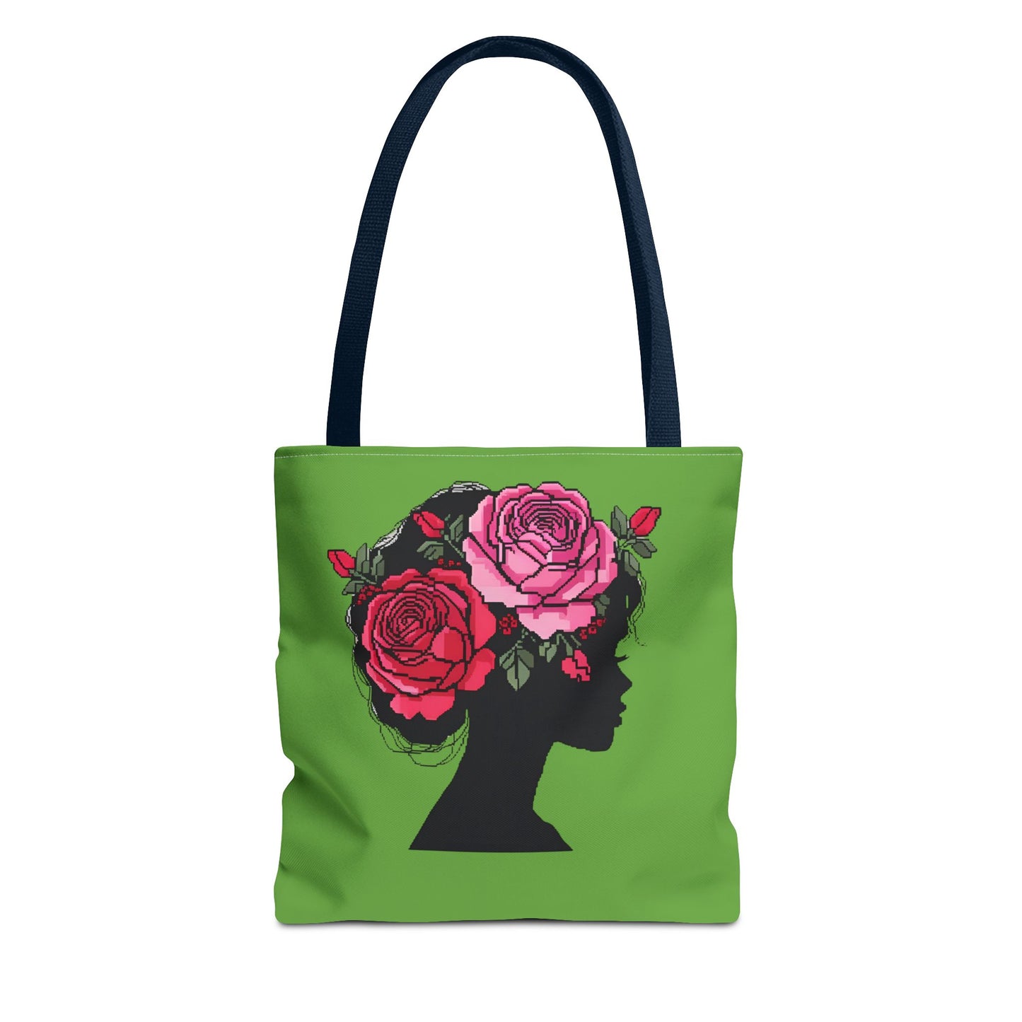 Floral Silhouette Tote Bag - Eco-Friendly, Stylish, Gifts for Her, Travel Essential, Canvas Shopper