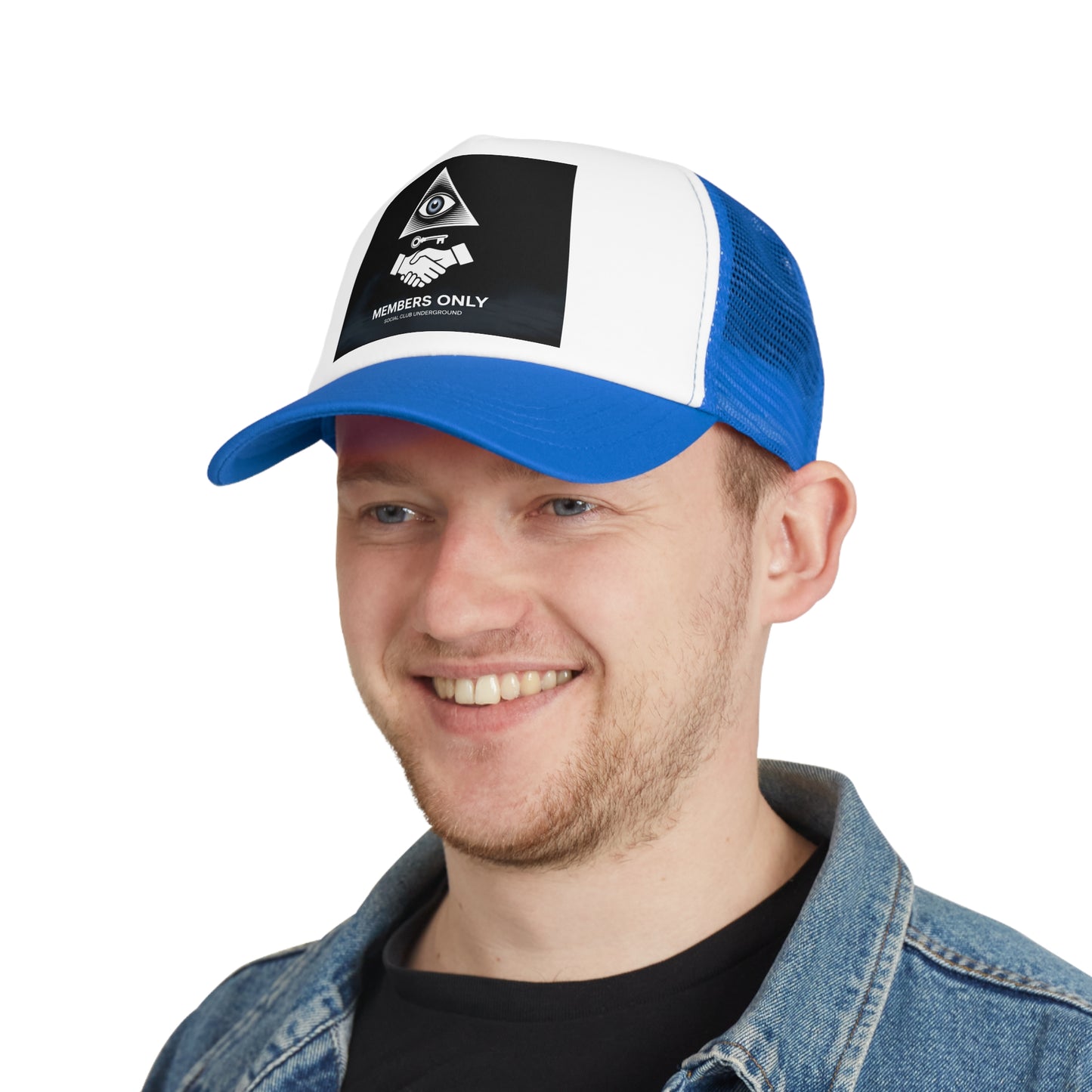 Exclusive Mesh Cap - 'Members Only' Design - Fashionable Trucker Hat