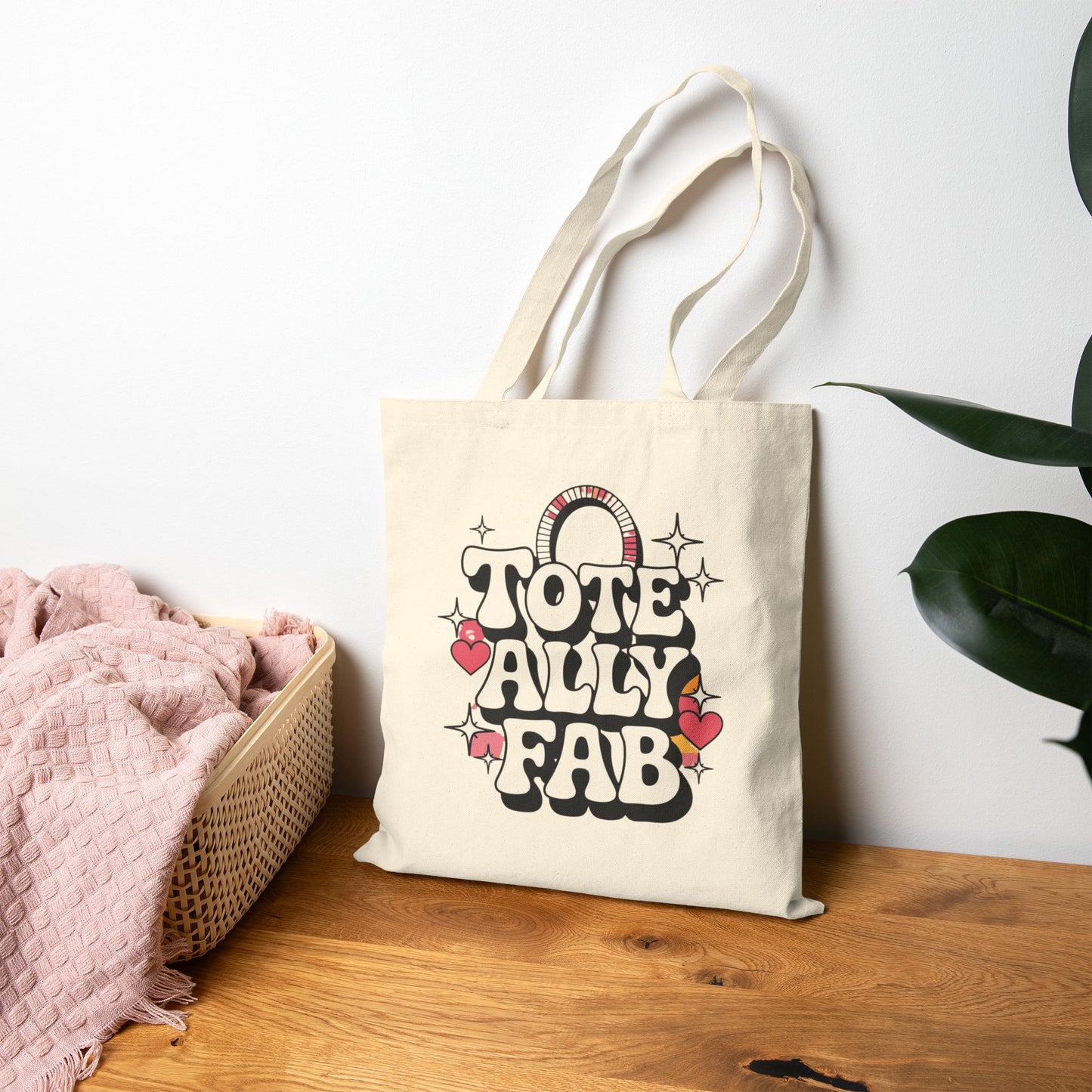 Tote Bag - Toteally Fab Design, Stylish Eco-Friendly Tote, Perfect for Shopping, Travel, Beach, Gifts, Daily Use