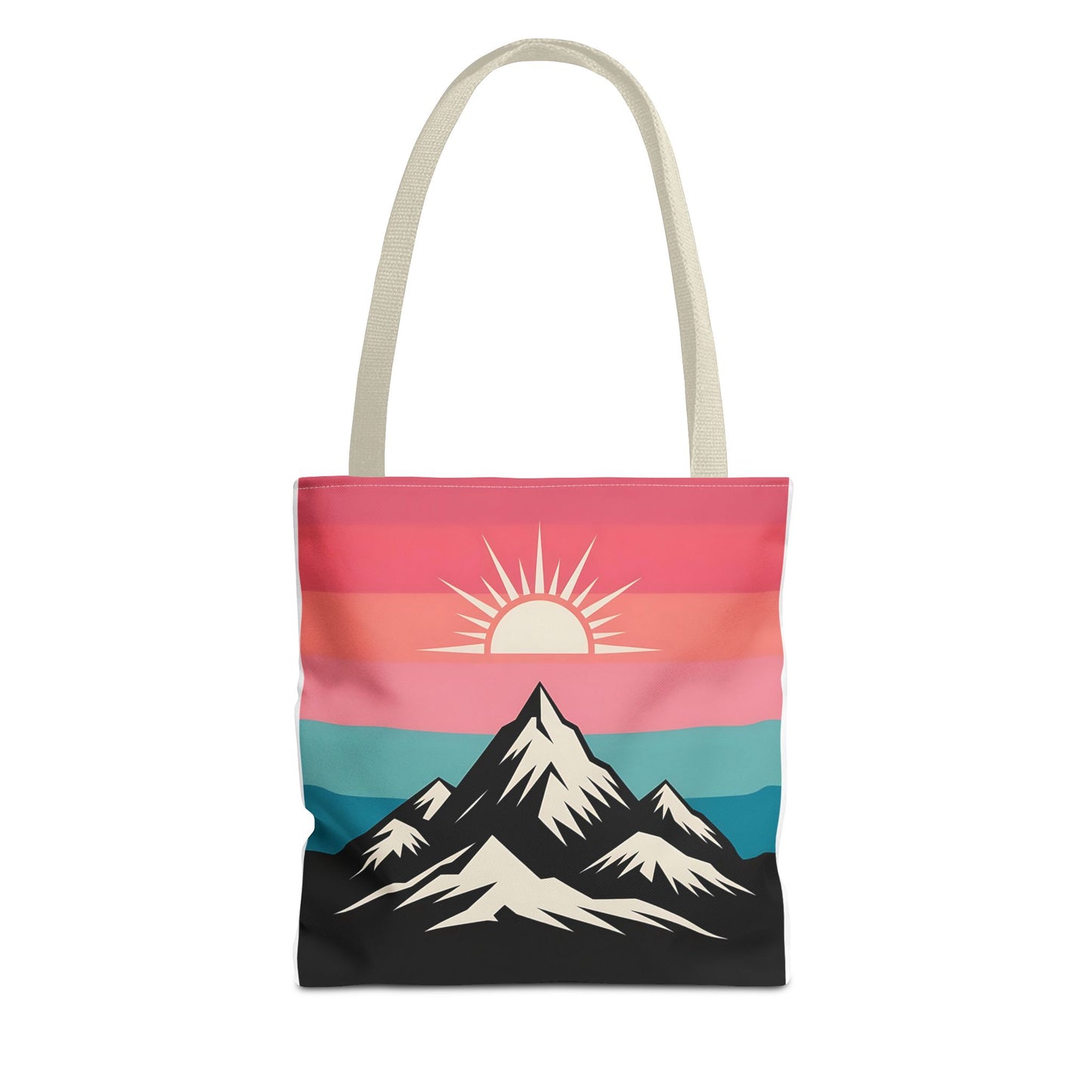 Mountain Sunrise Tote Bag - Stylish Eco-Friendly Carryall for Nature Lovers