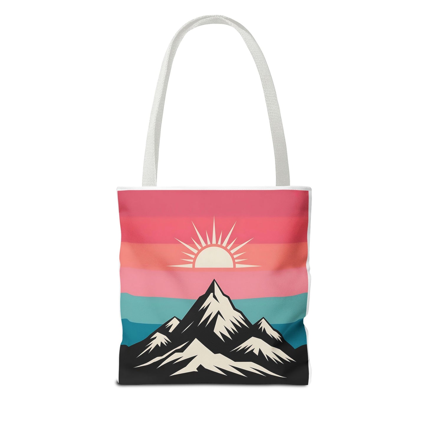 Mountain Sunrise Tote Bag - Stylish Eco-Friendly Carryall for Nature Lovers