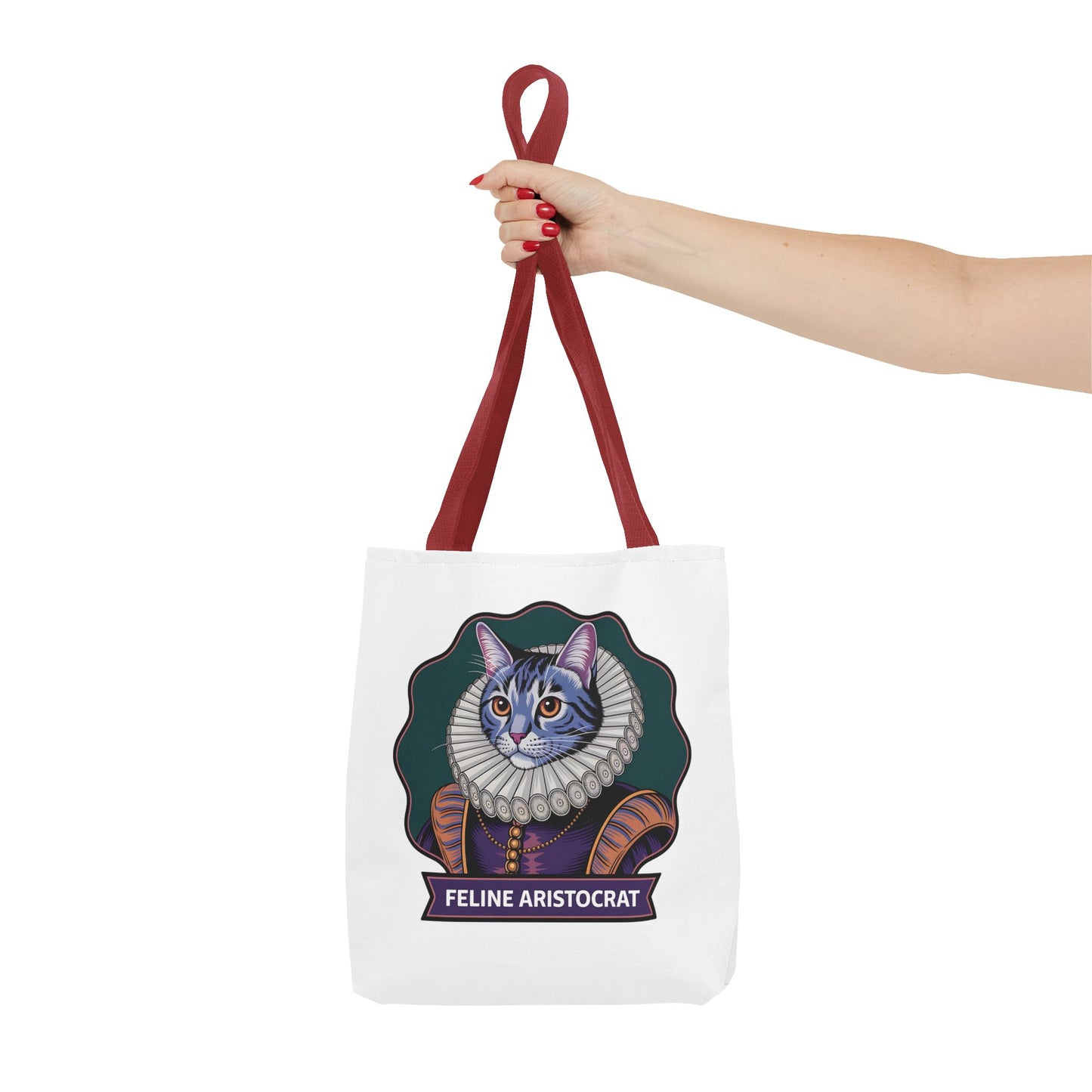 Feline Aristocrat Tote Bag – Stylish Cat Lover's Accessory