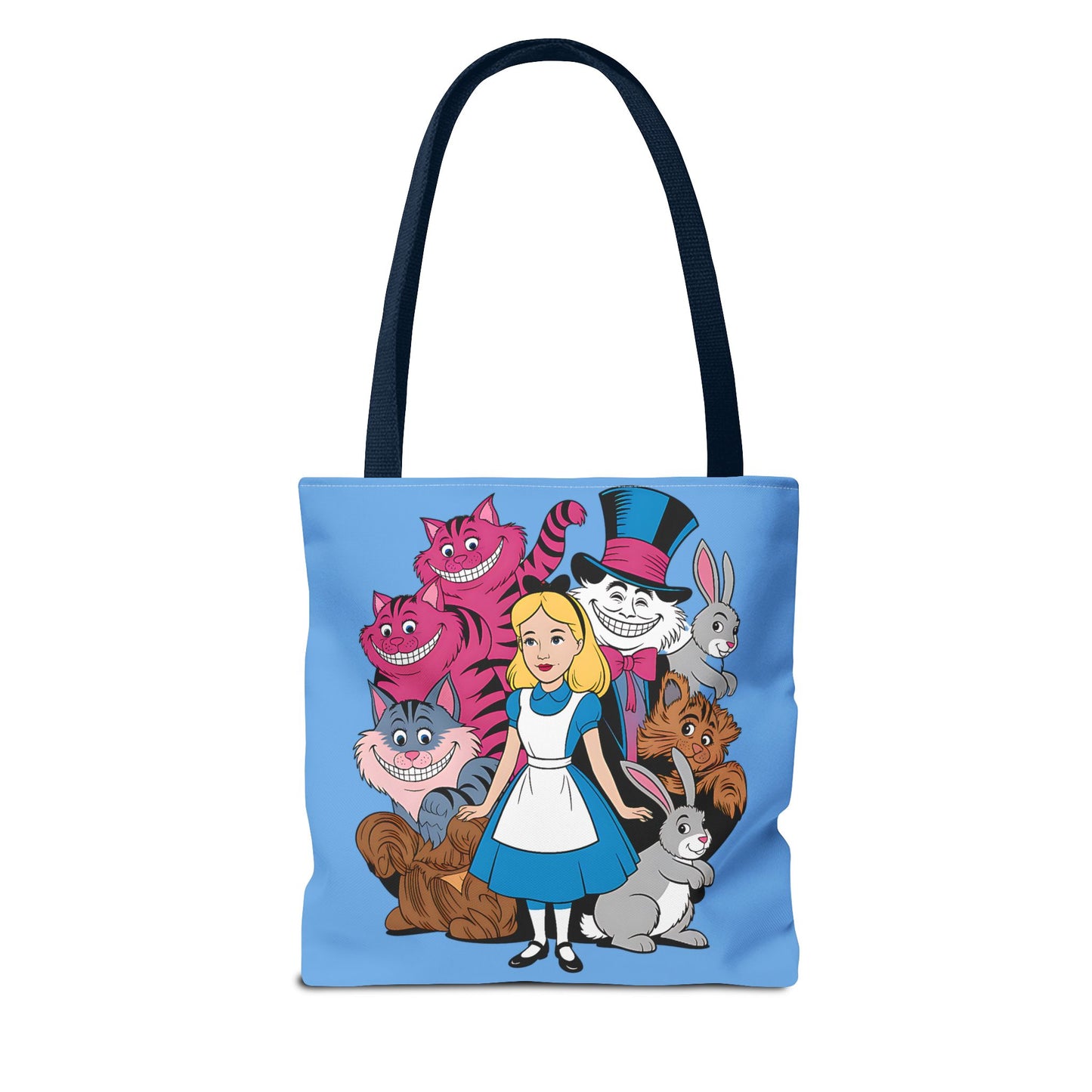 Charming Wonderland Tote Bag | Alice in Wonderland AOP | Fun Gift, Eco-Friendly, Movie Lover, Unique Accessory, Quirky Shopping Bag