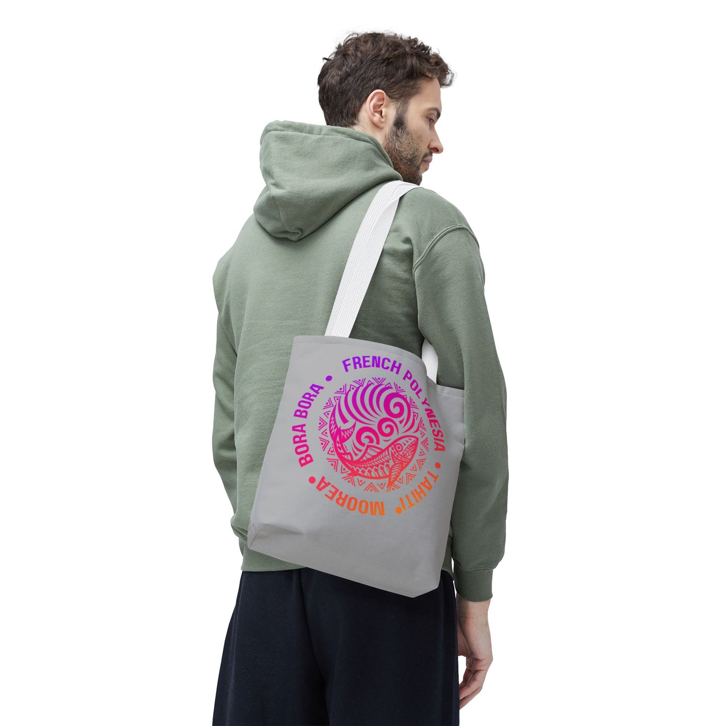 Tote Bag featuring Polynesian Design - Beach Accessory, Eco-Friendly Gift, Travel Companion, Boho Chic, Summer Vibes